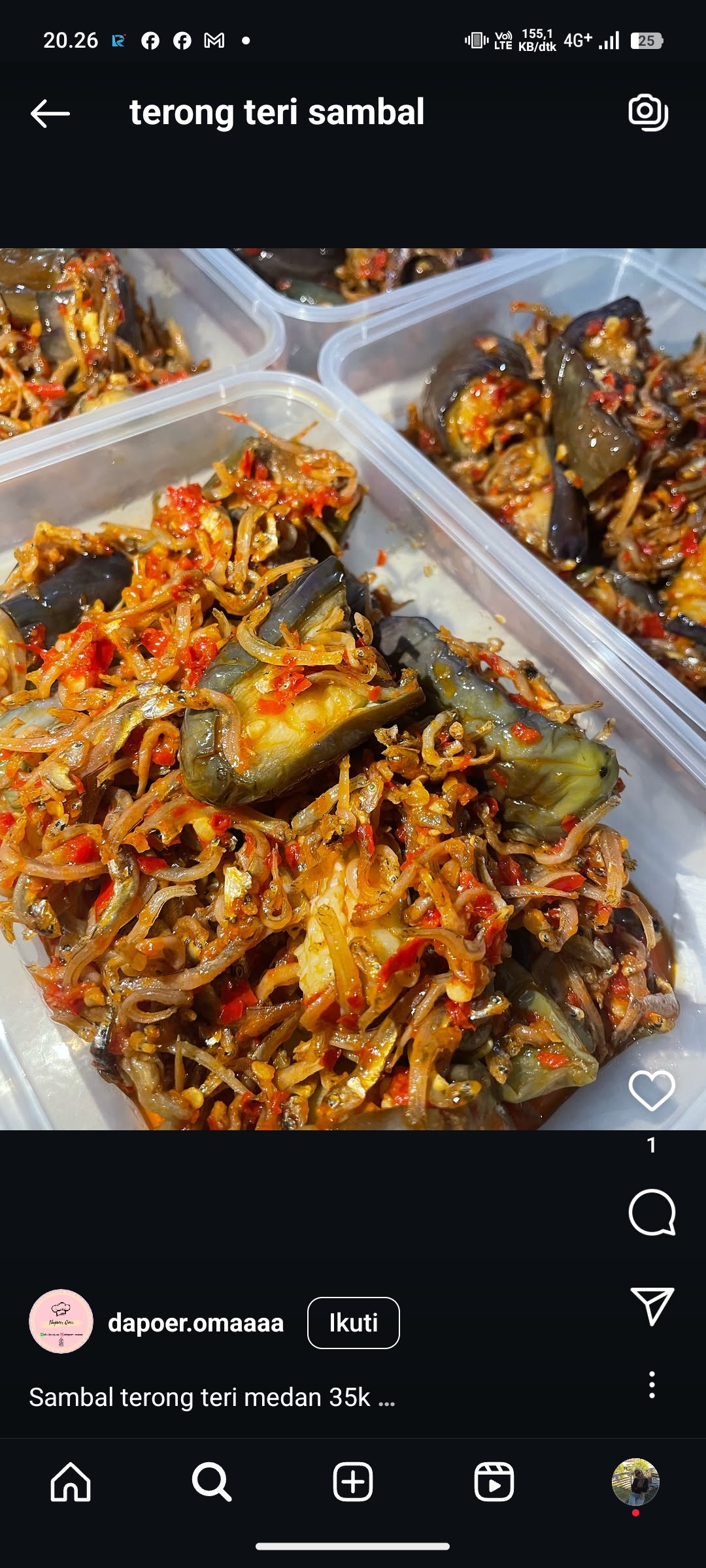 Tehung Teri Sambal