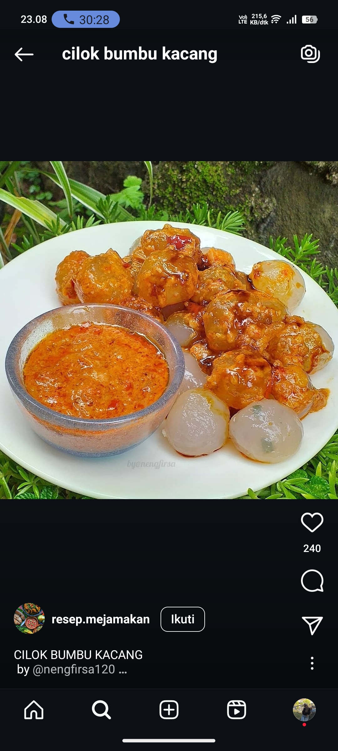 Cilok Bumbu Kacang