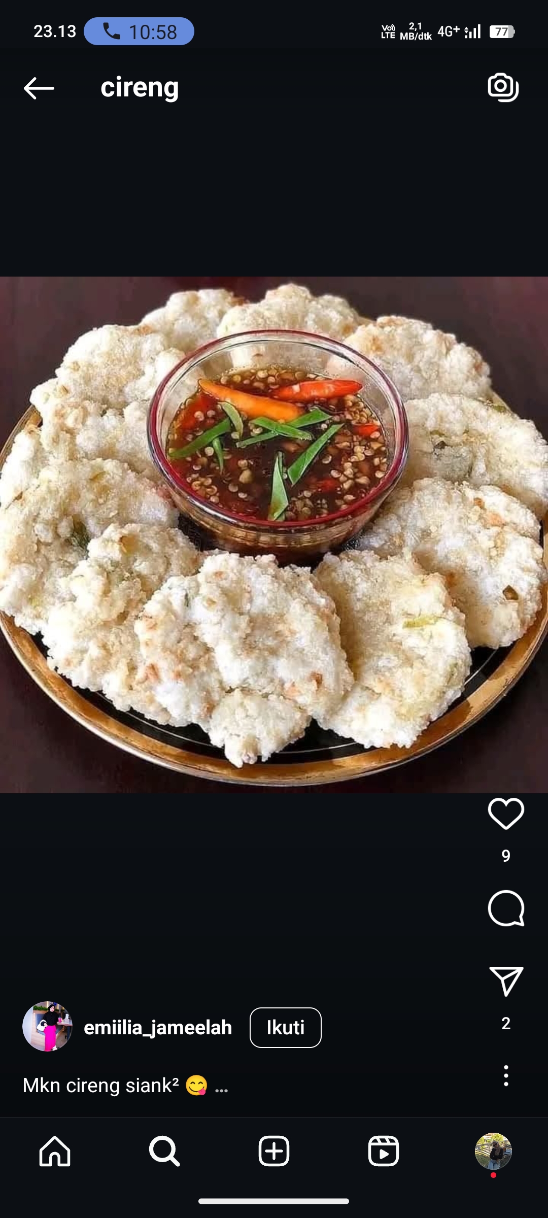 Cireng Renyah dan Kenyal