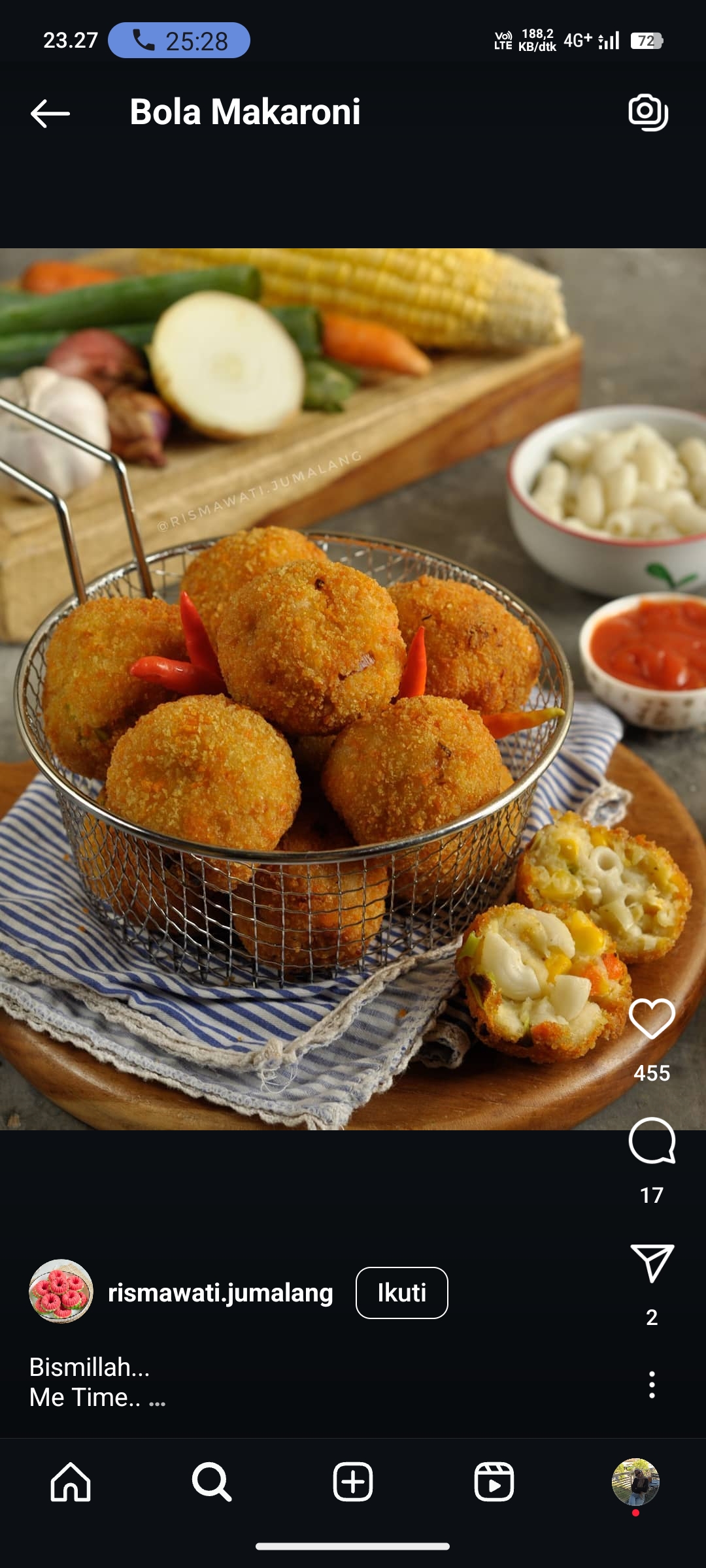 Bola Makaroni Goreng