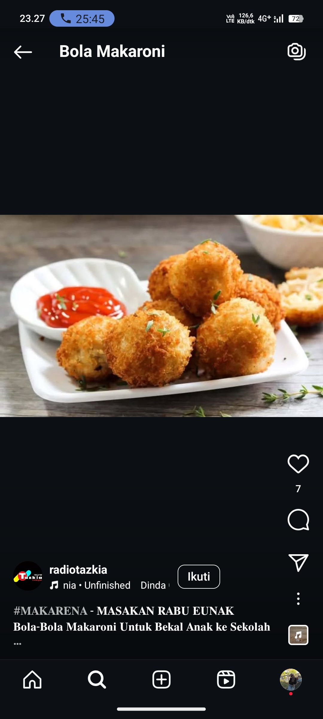 Bola Makaroni Goreng