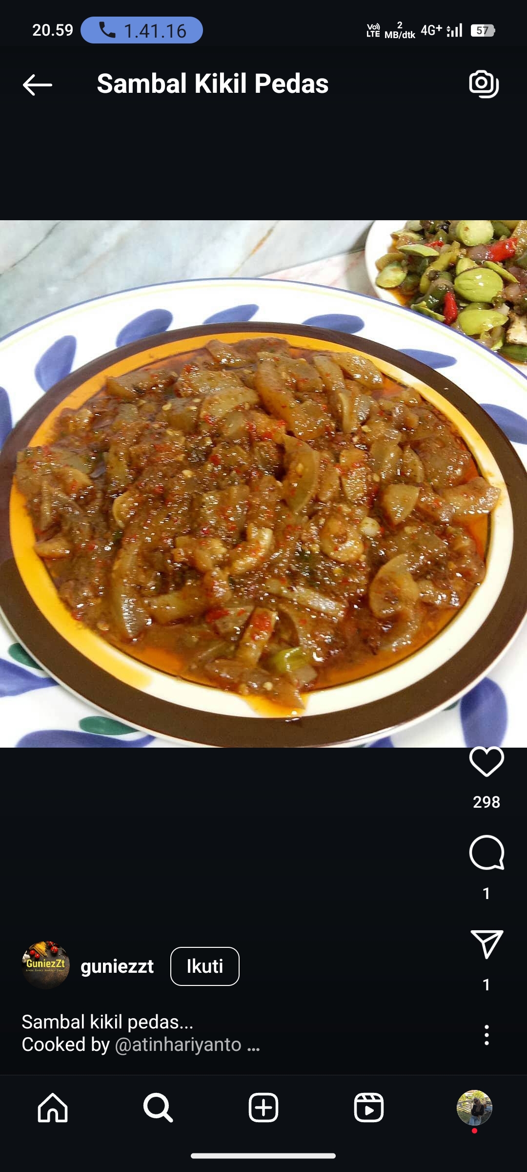 Sambal Kikil Pedas