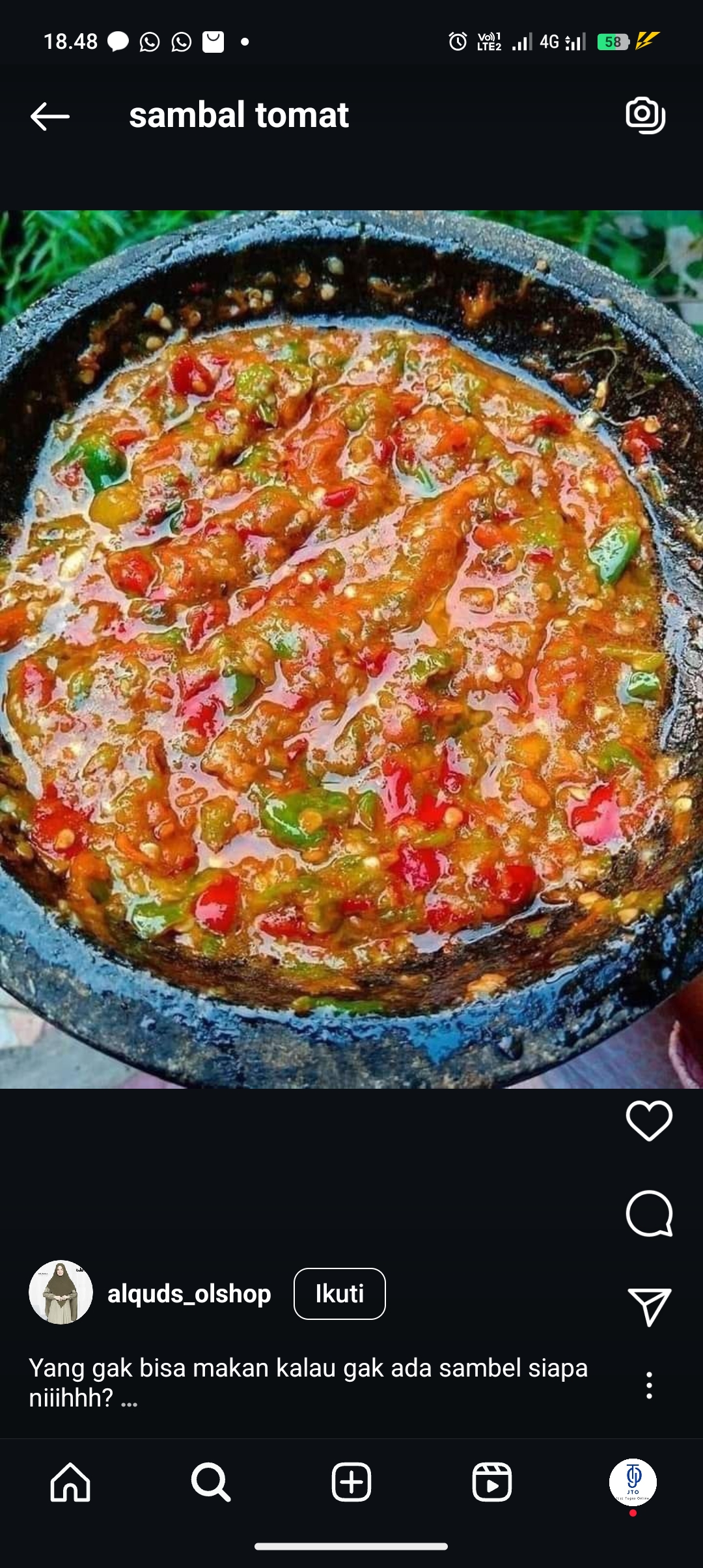 Resep Sambal Tomat