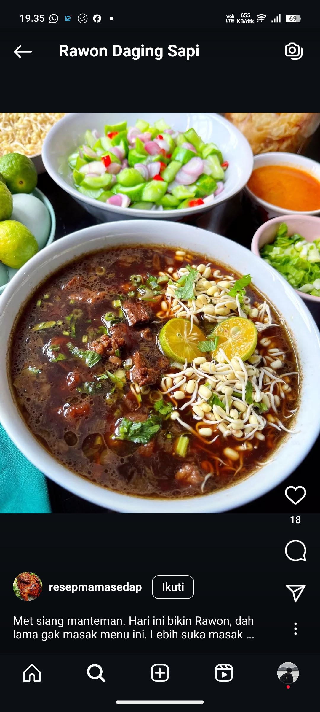 Rawon Daging Sapi