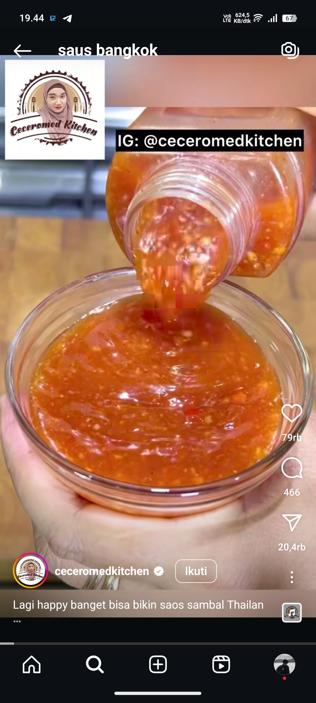 Saus Sambal Bangkok Thailand