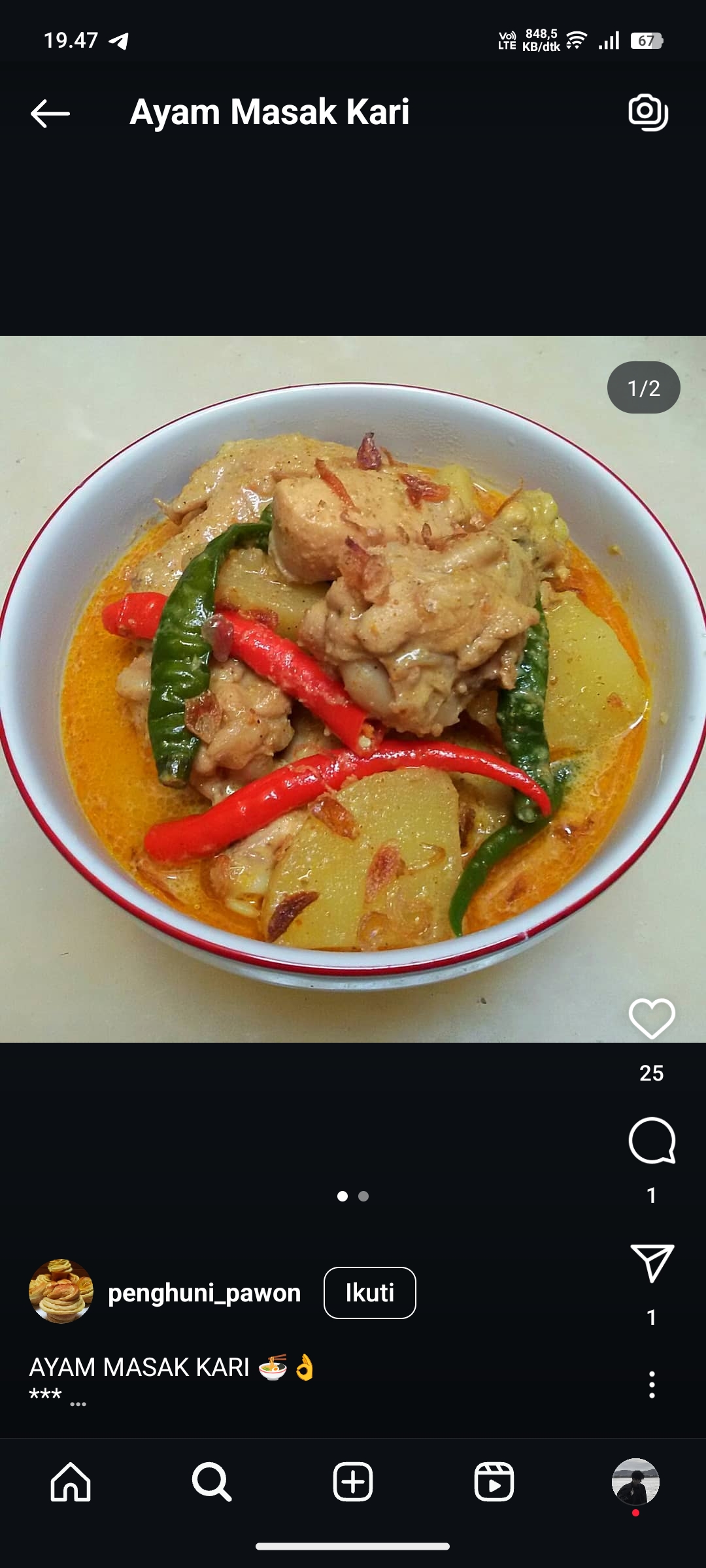 Ayam Masak Kari