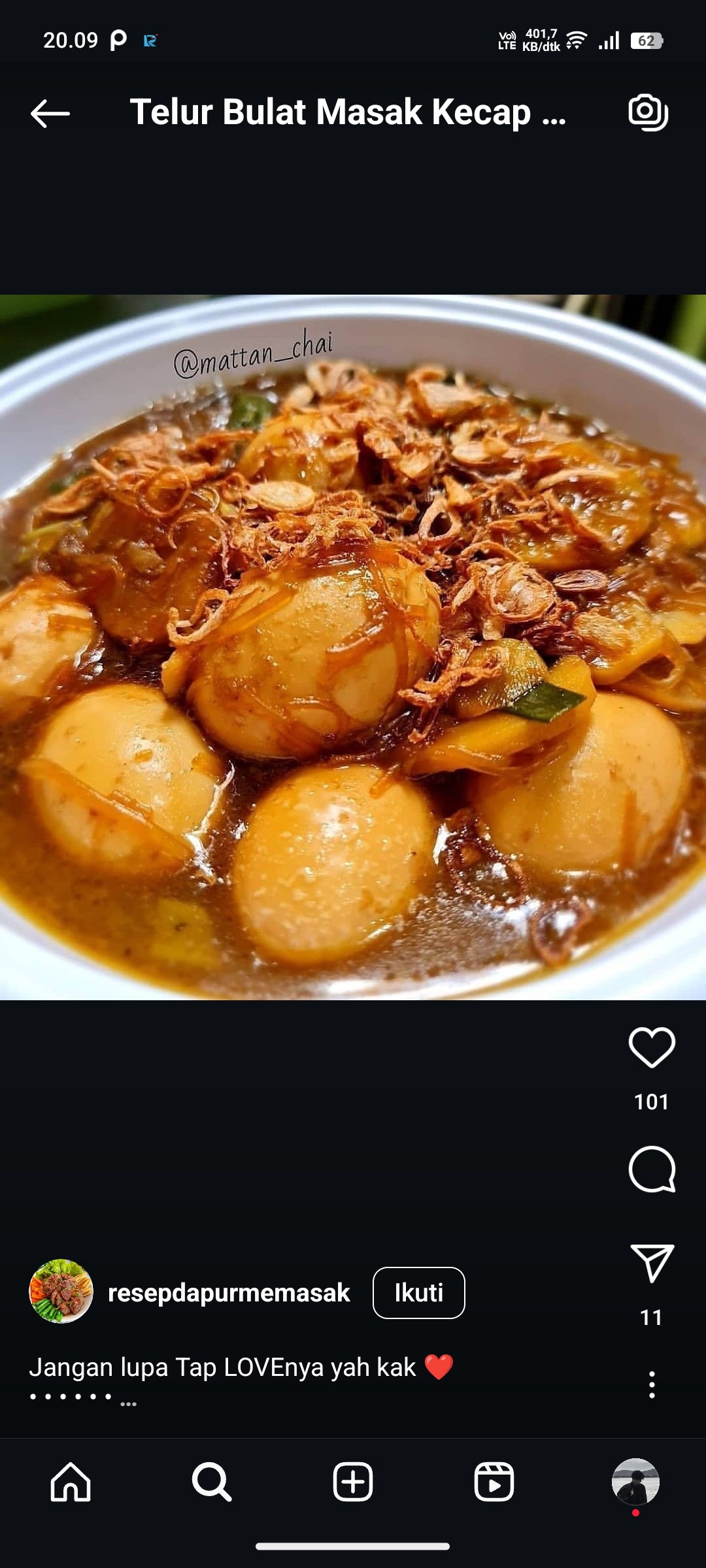 Ilustrasi Telur Bulat Masak Kecap Bawang