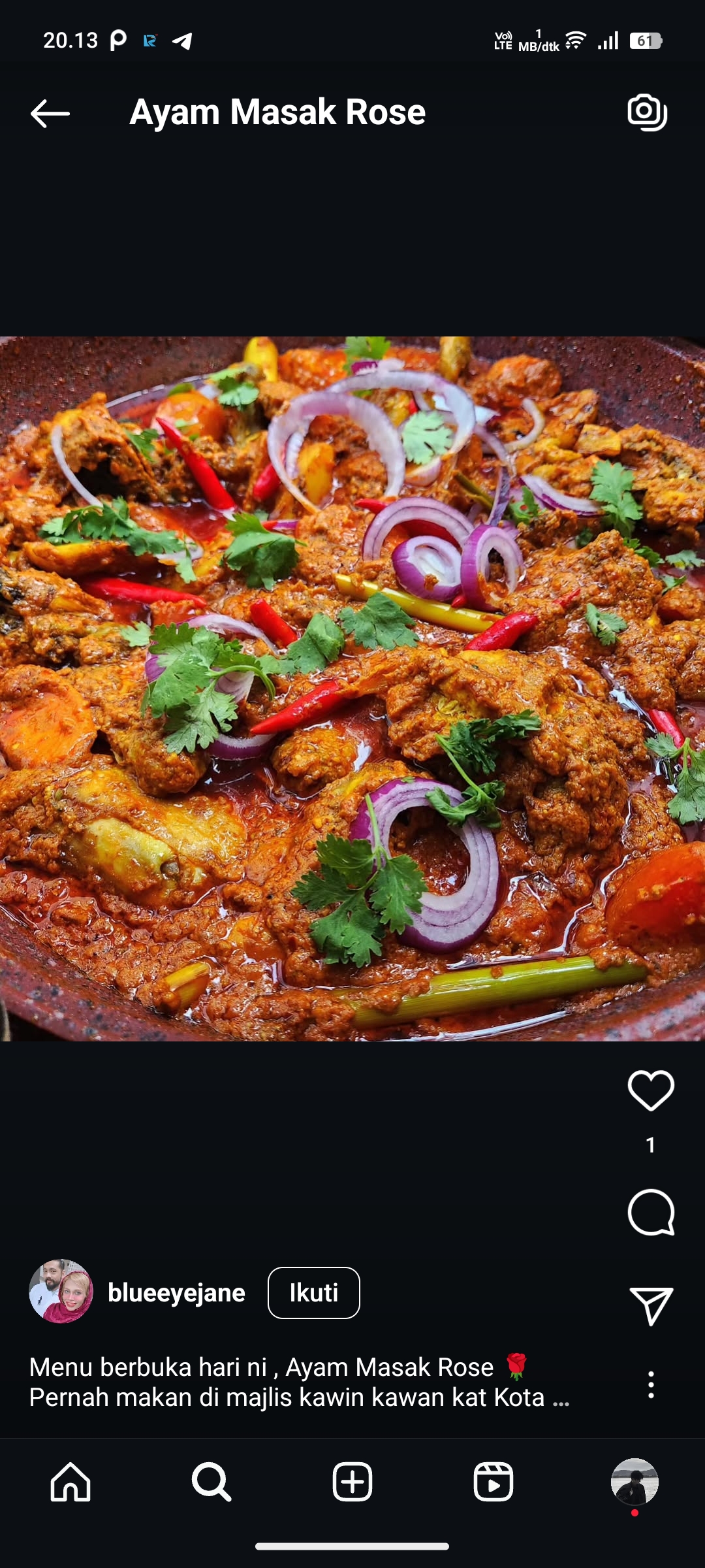 Ayam Masak Rose