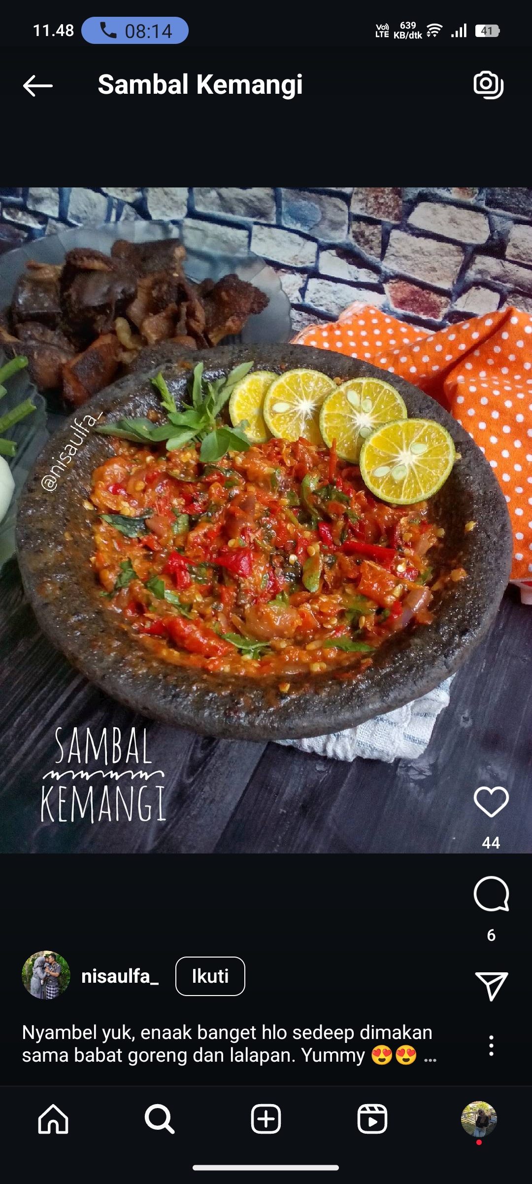 Sambal Kemangi