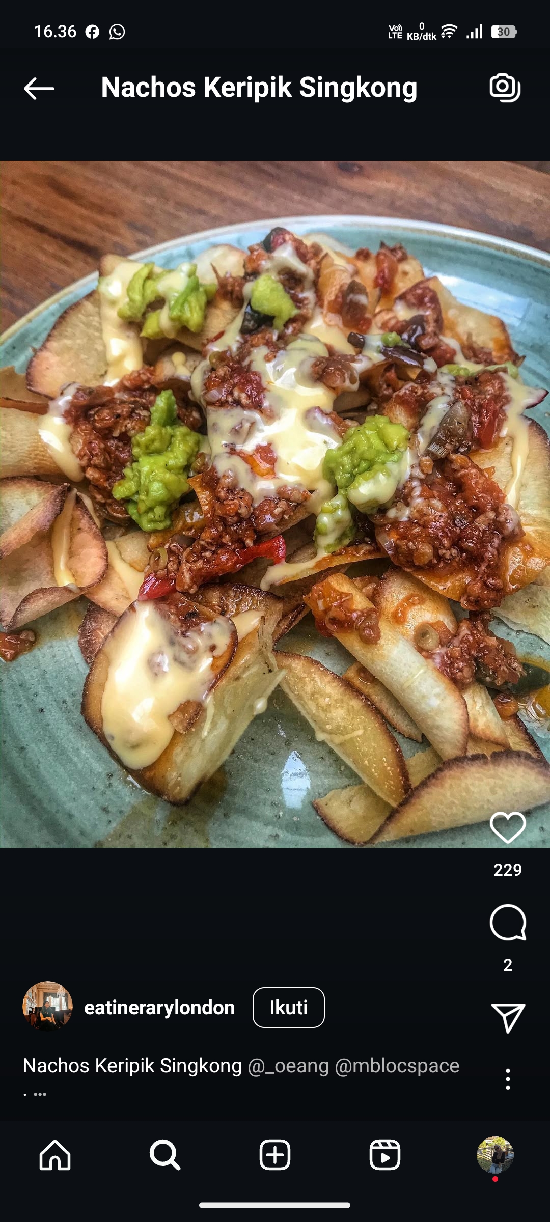 Nachos Keripik Singkong