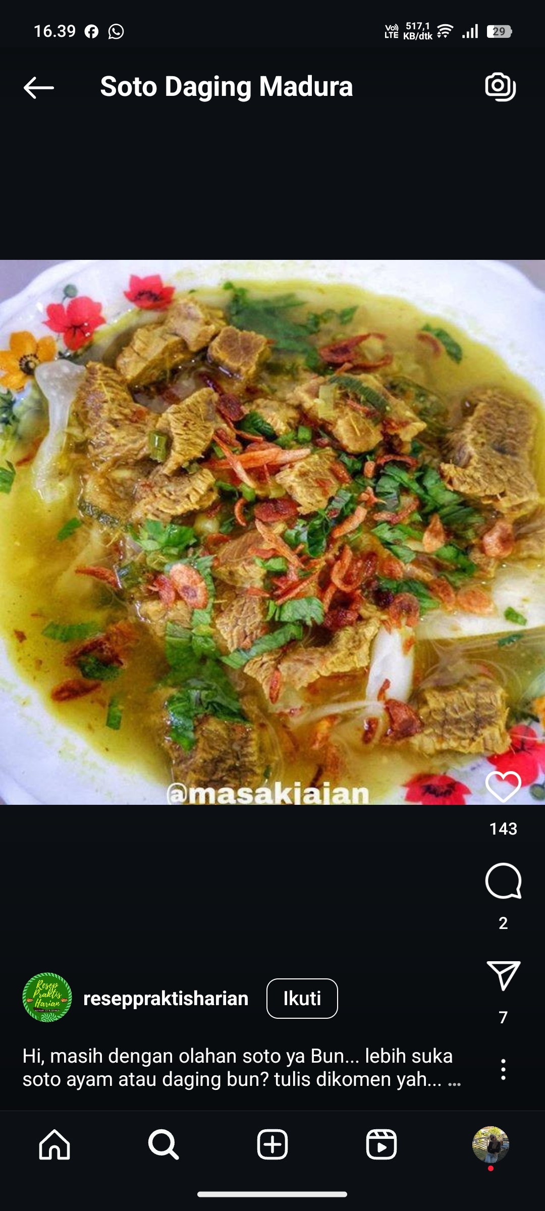 Soto Daging Madura
