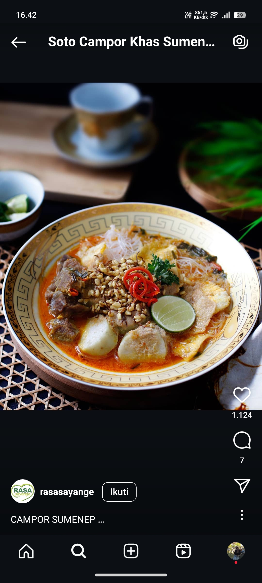 Soto Campor Khas Sumenep