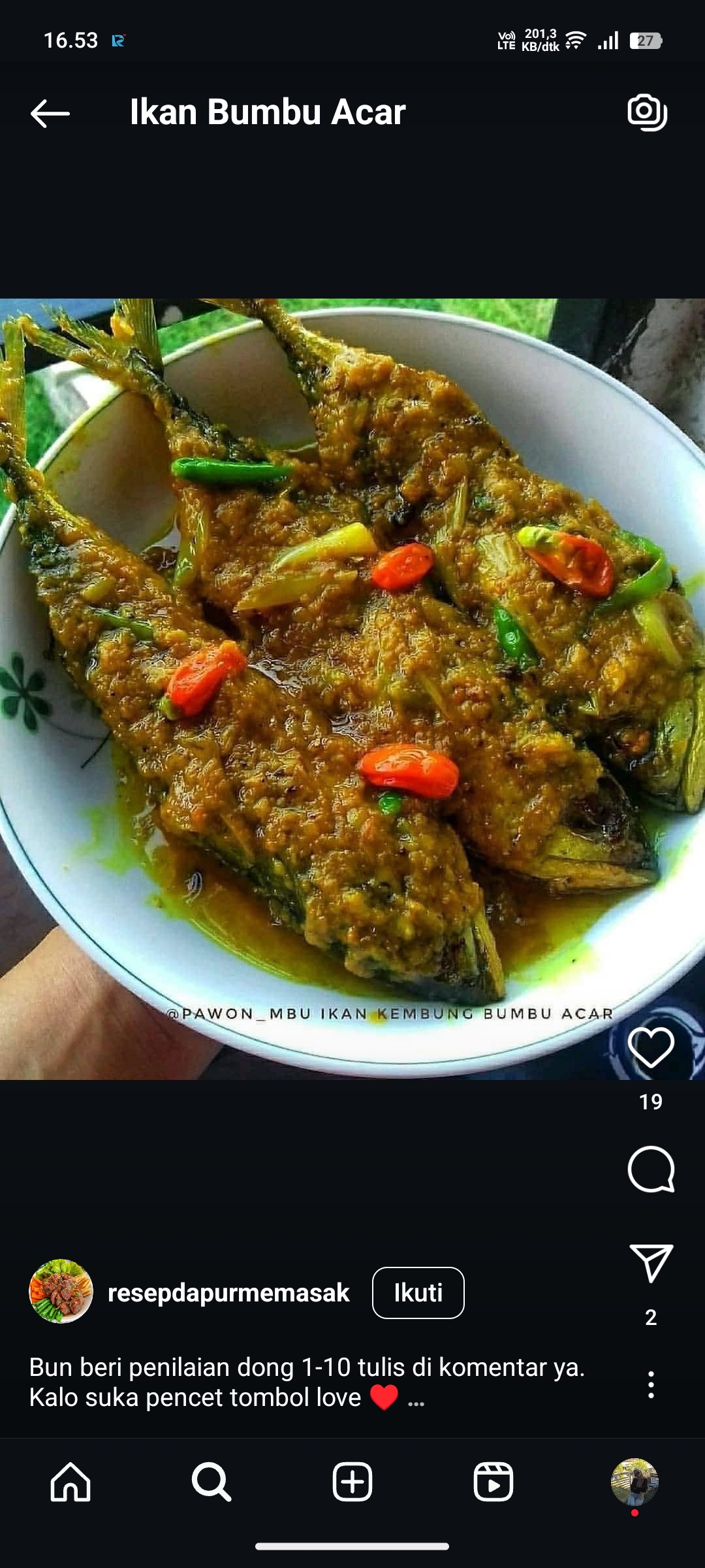 Ikan Bumbu Acar