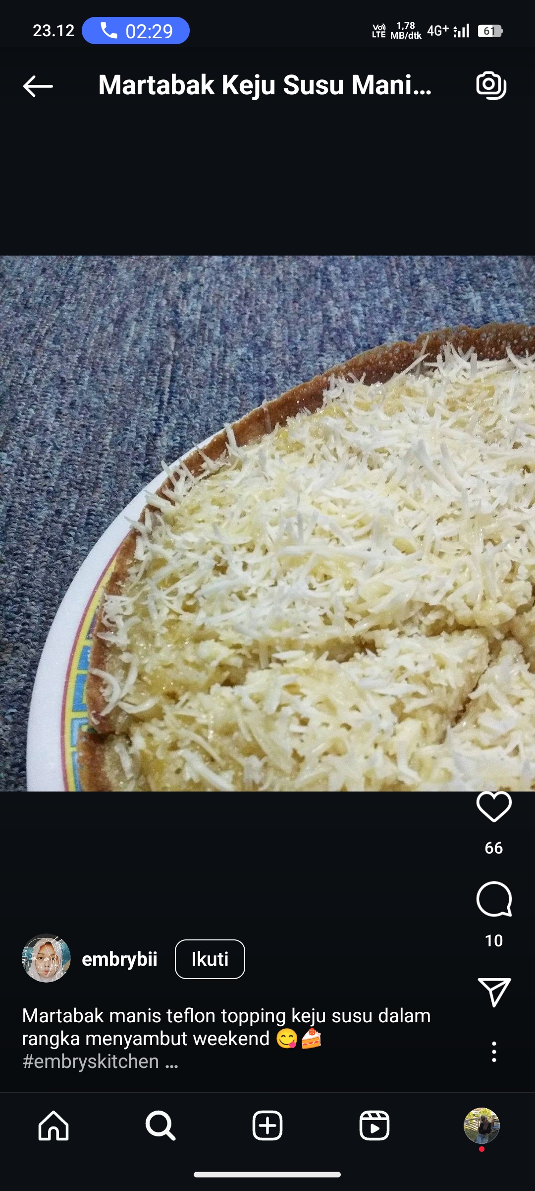 Ilustrasi Martabak Keju Susu Manis Teflon