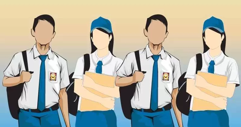 ilustrasi siswa sekolah-JawaPos.com-Radar Mojokerto