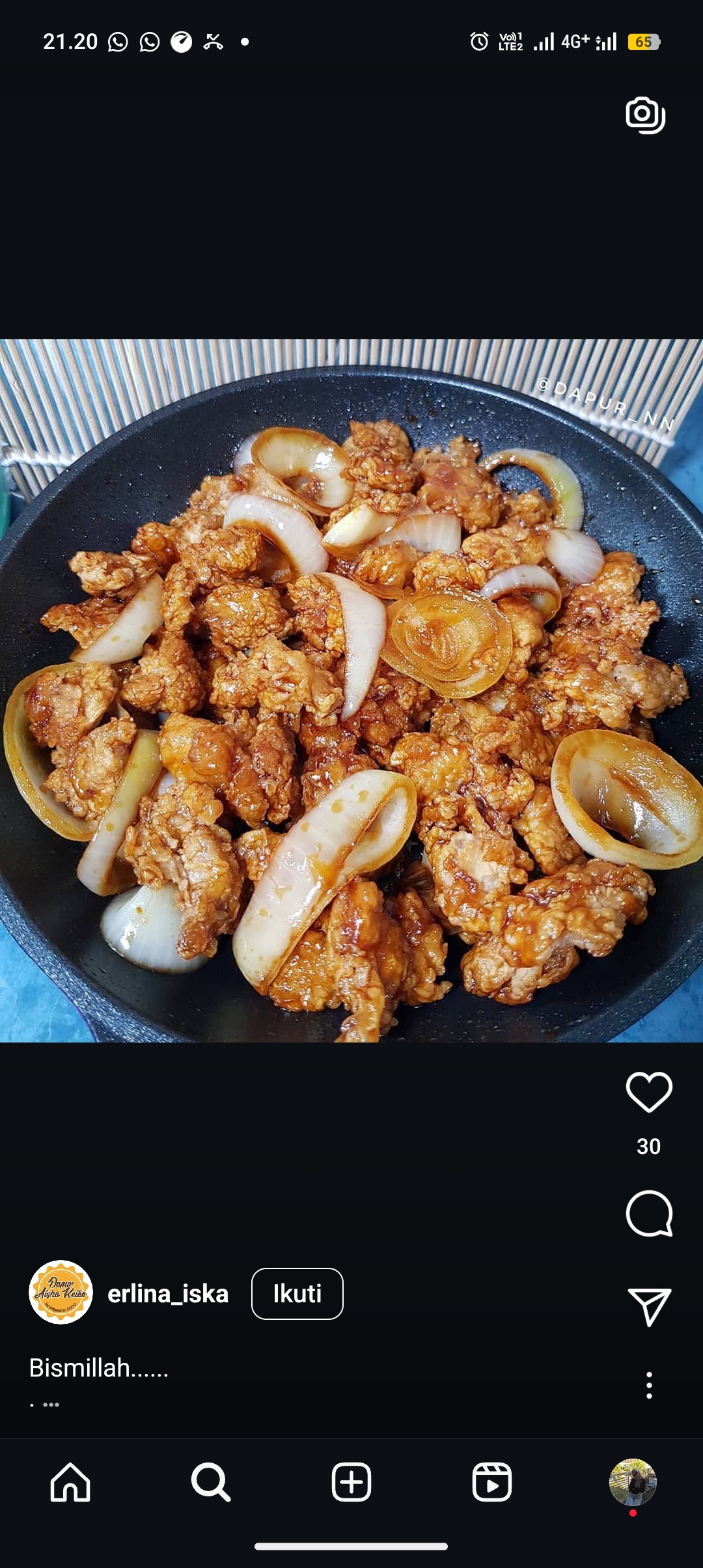 Ayam goreng keju
