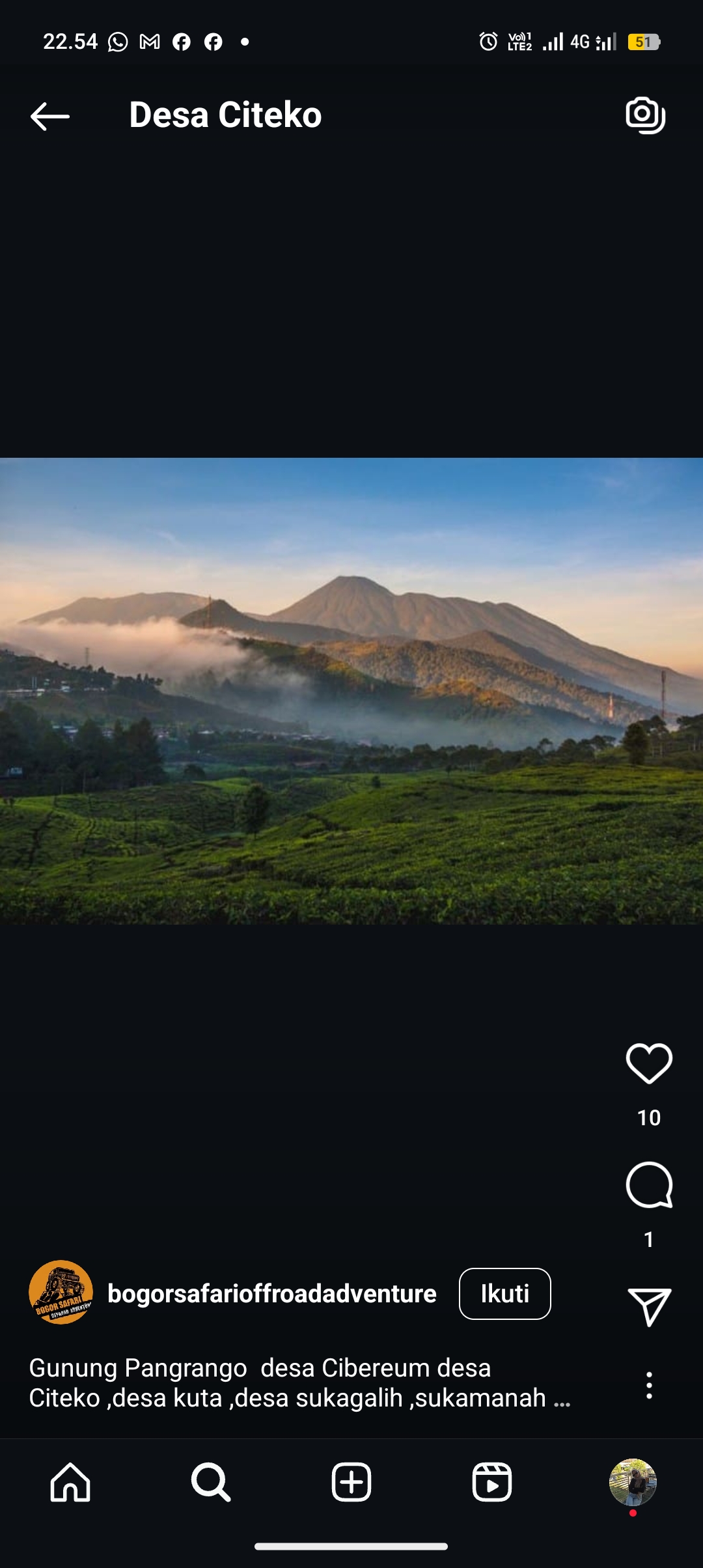 Kawasan  Desa Citeko