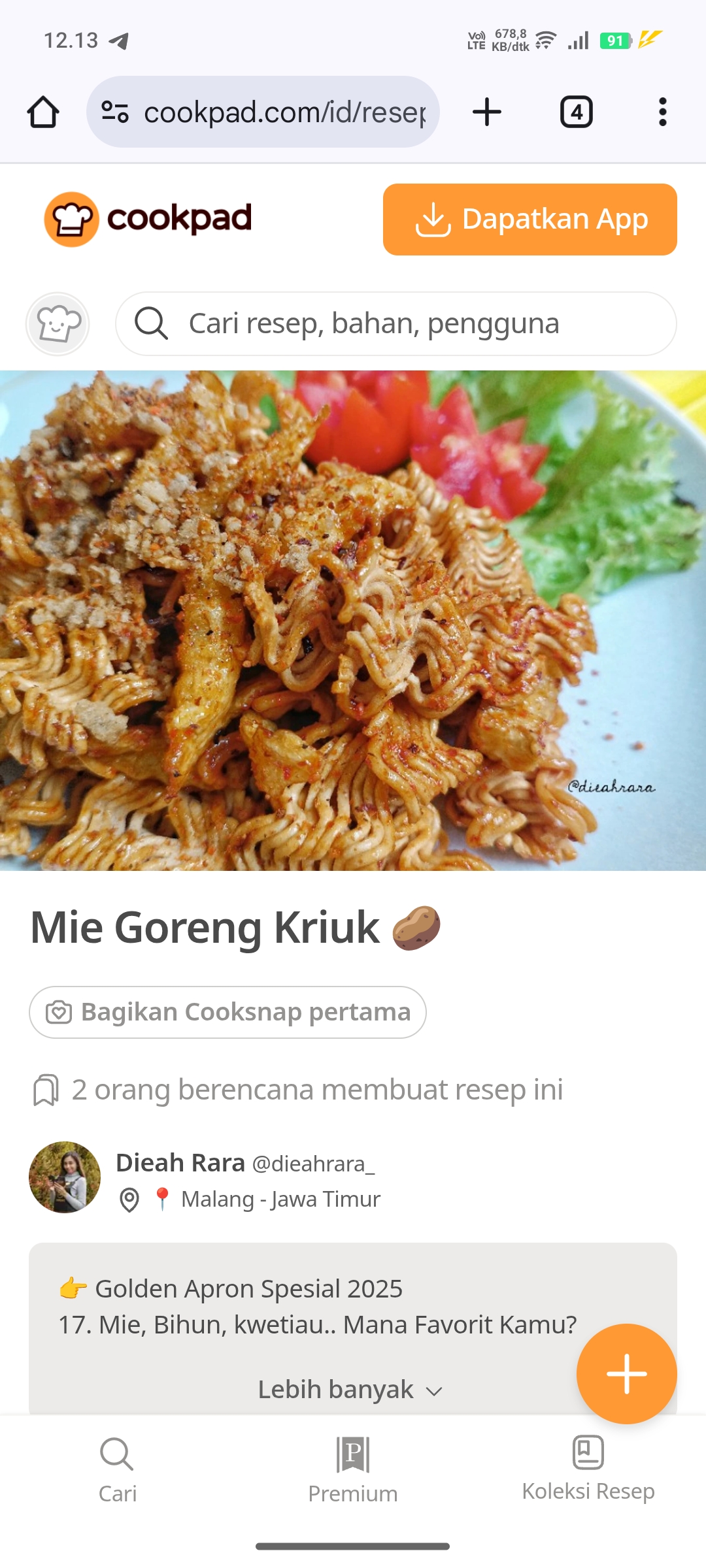 Mie Goreng Kriuk
