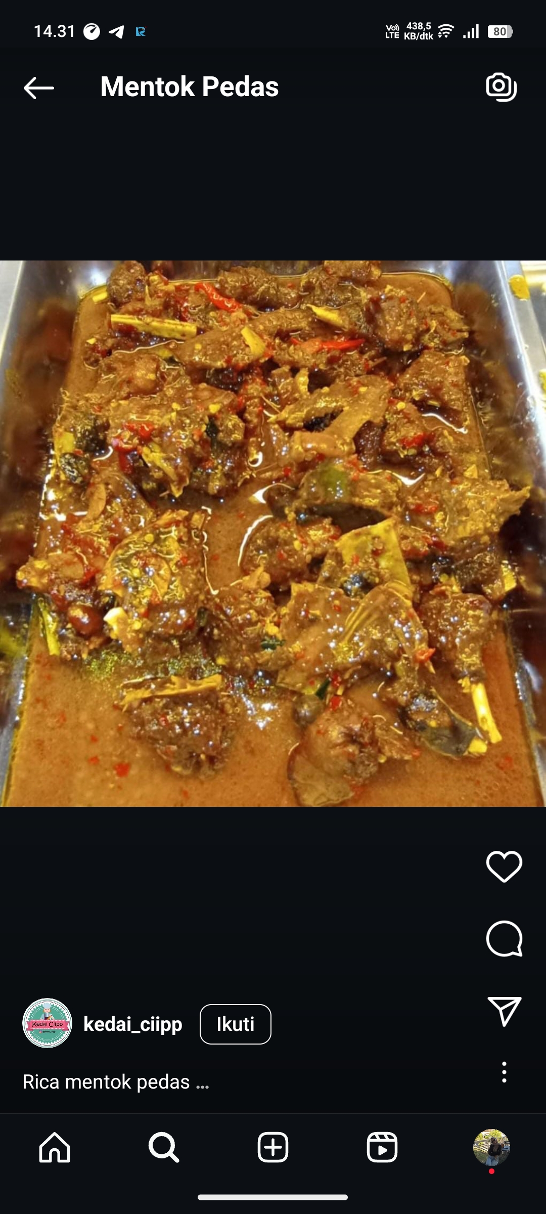 Mentok Pedas