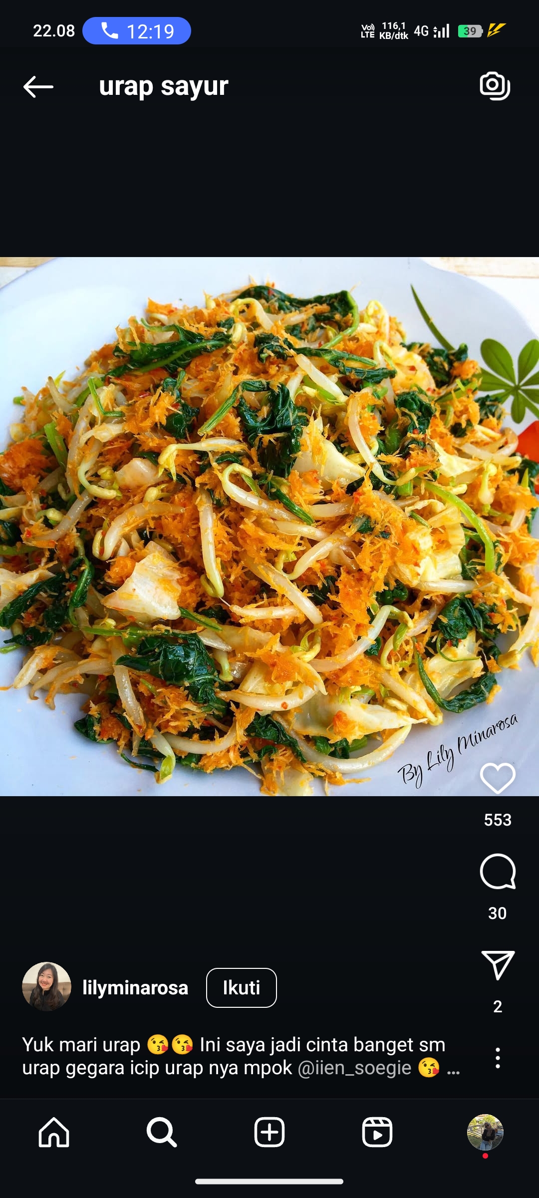 Urap Sayur