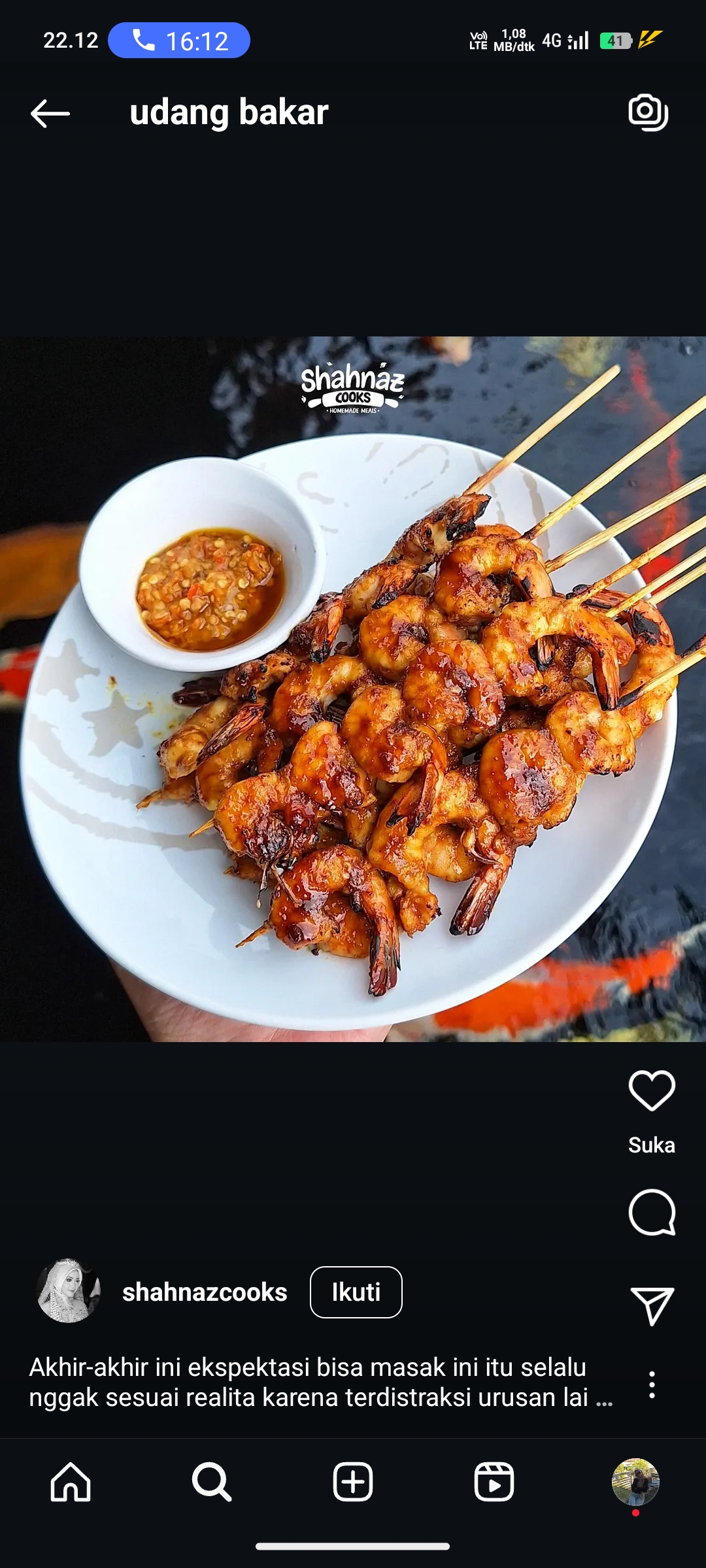 Udang Bakar Spesial