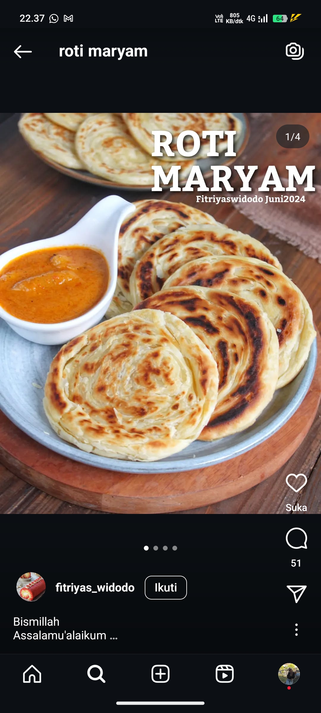 Roti Maryam