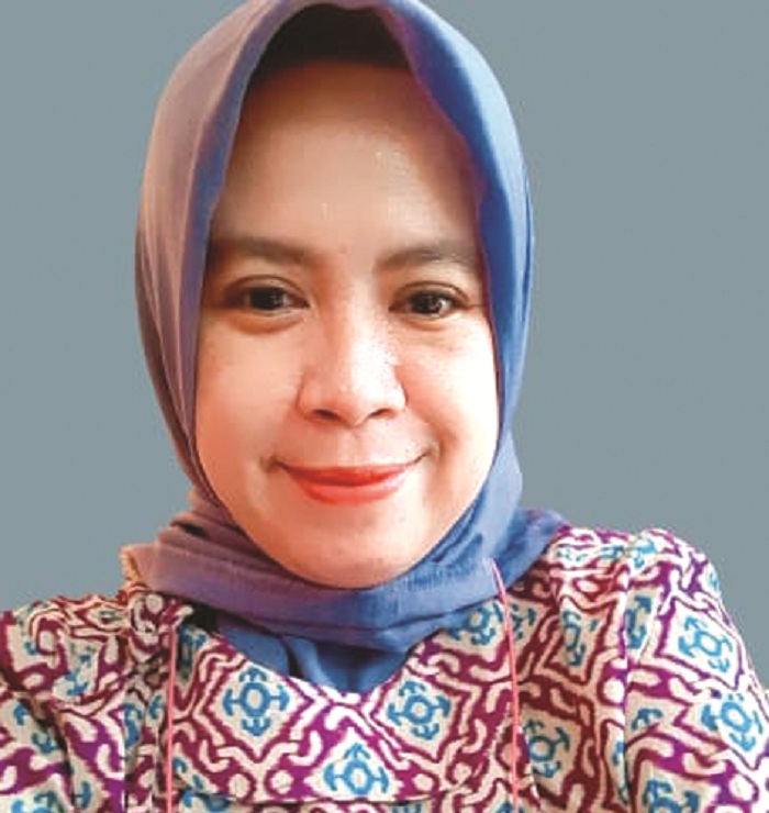 Kepala Instalasi Kesehatan Lingkungan RSUD Syamrabu Rahayu Gerhanawati, A.Md.KL. (SYAIFUL BAHRI UNTUK JPRM)