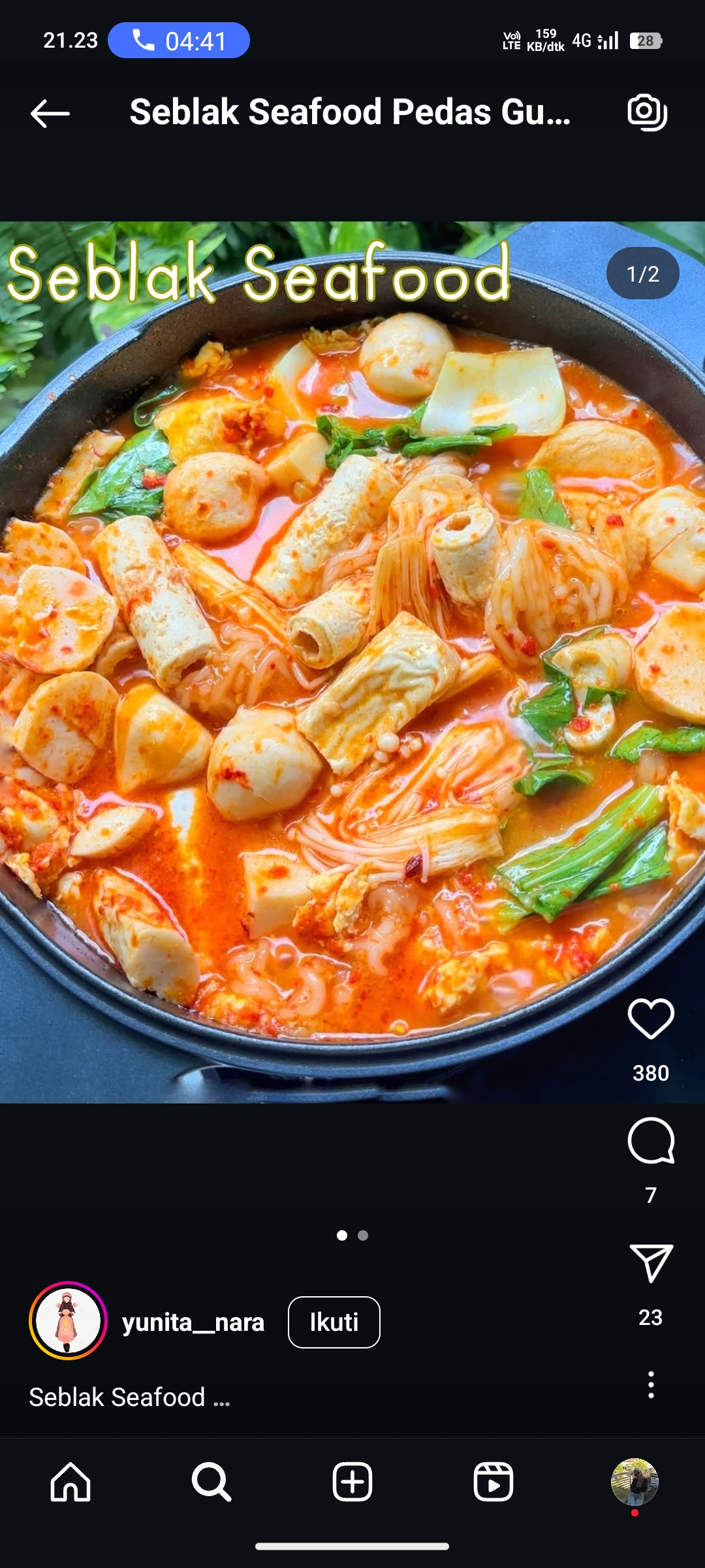 Seblak Seafood Pedas Gurih