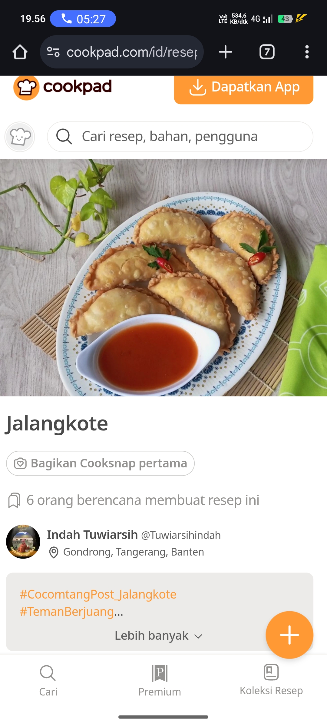 Saus Jalangkote Khas Makassar