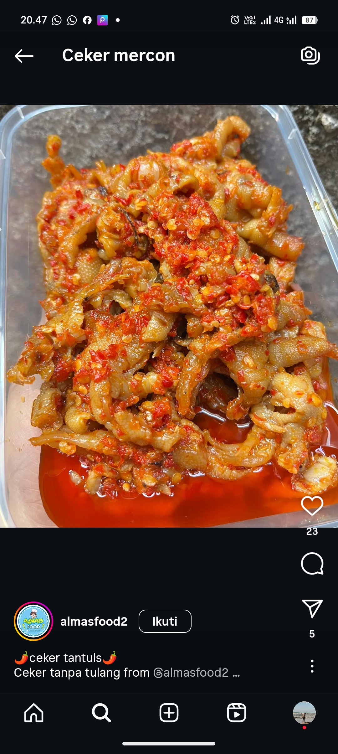 Resep ceker mercon