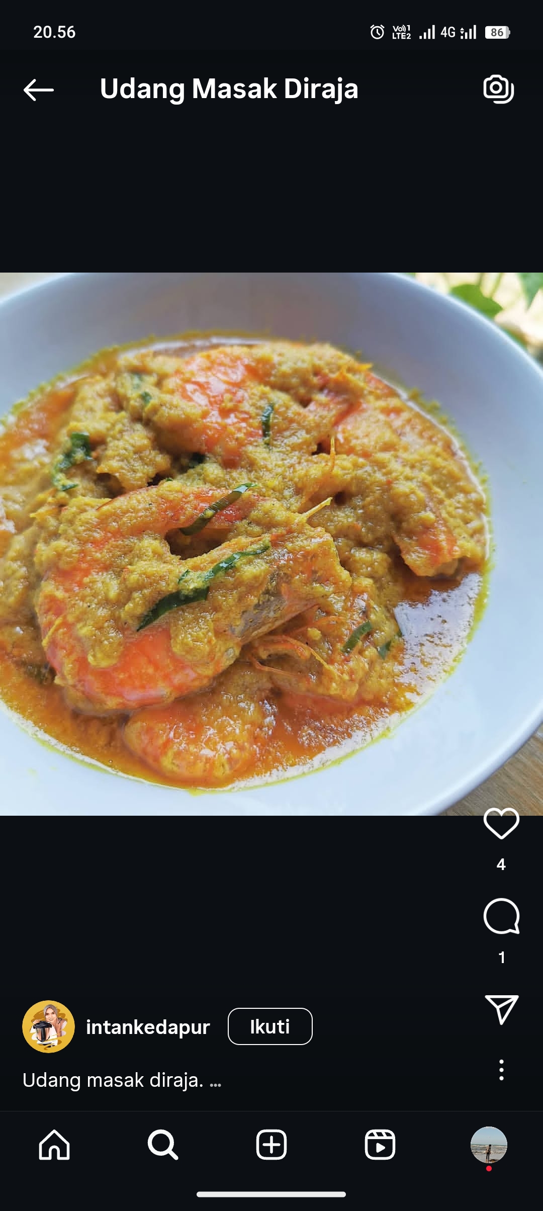 Resep udang masak diraja