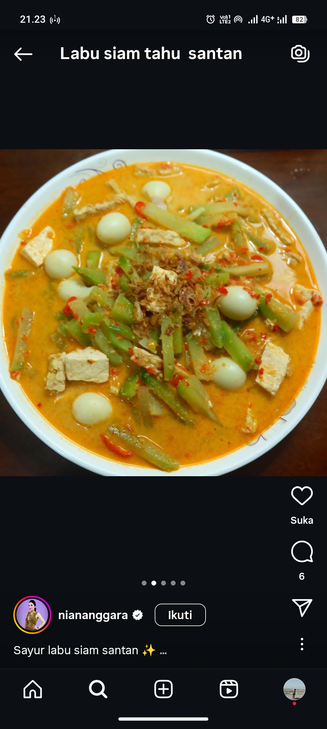 Resep  Labu siam tahu santan yang bisa kamu buat di rumah