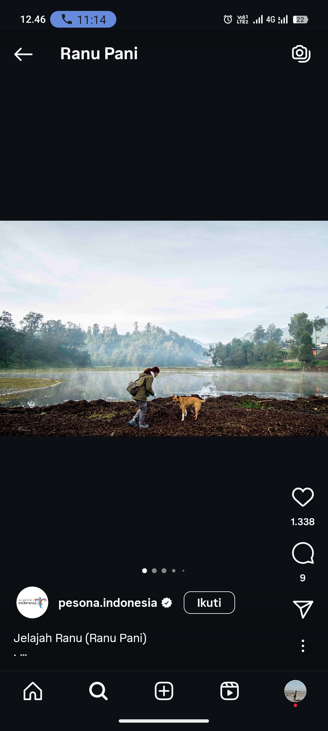 Ranu Pami menawarkan wisata alam yang menakjubkan