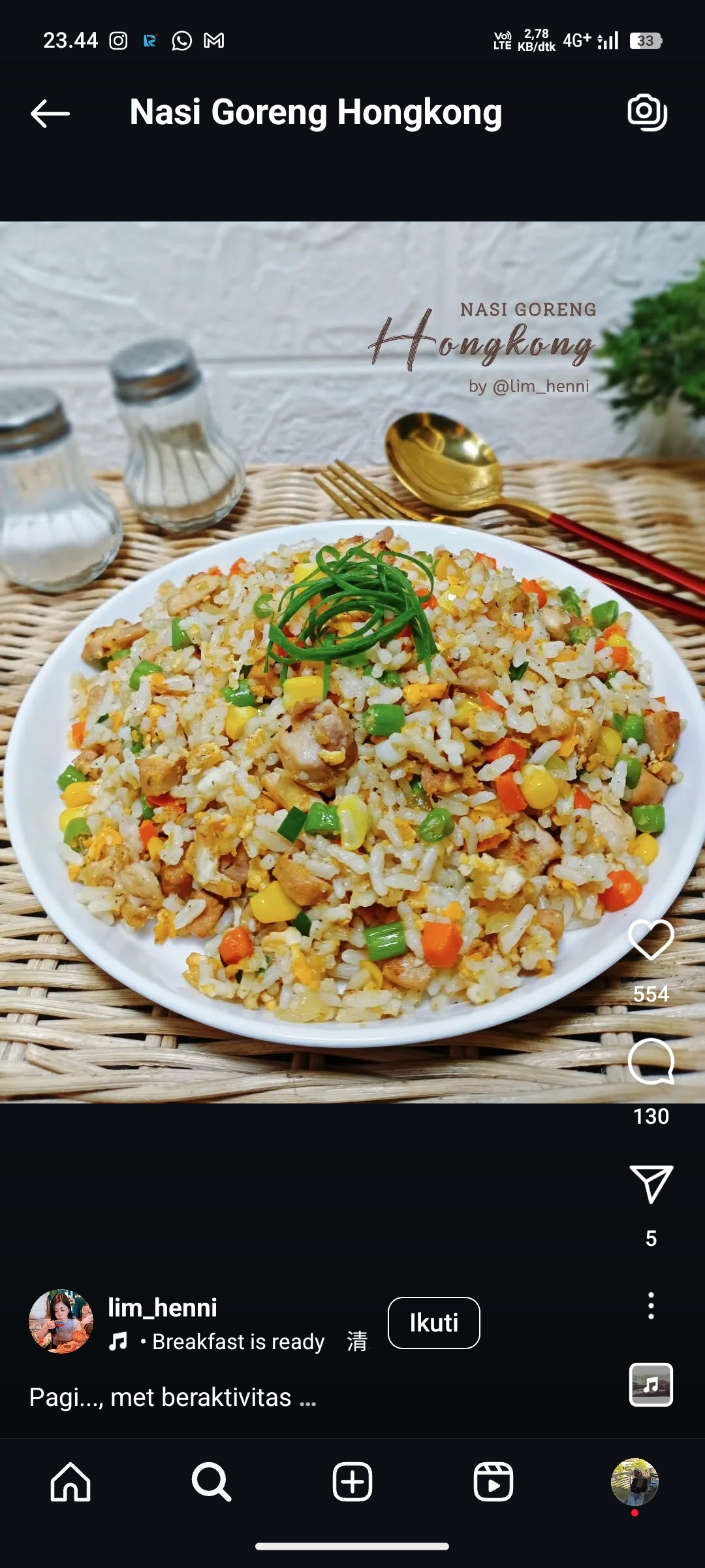 Nasi Goreng Hongkong