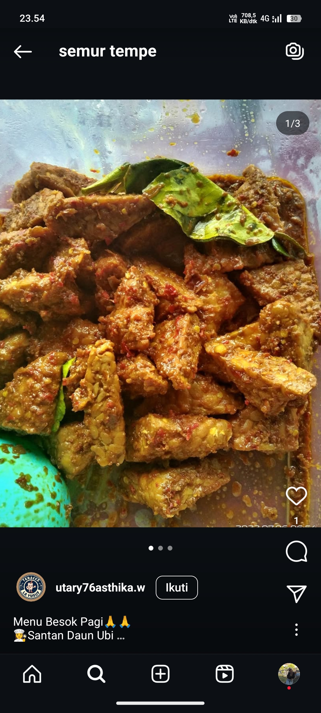 Tempe Masak Semur