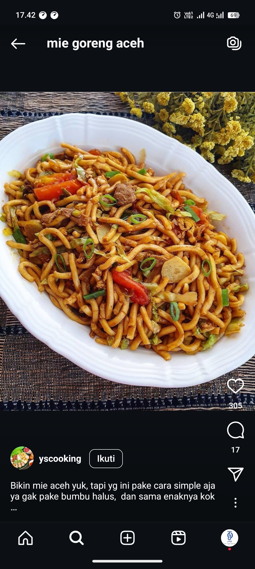 Resep mie aceh