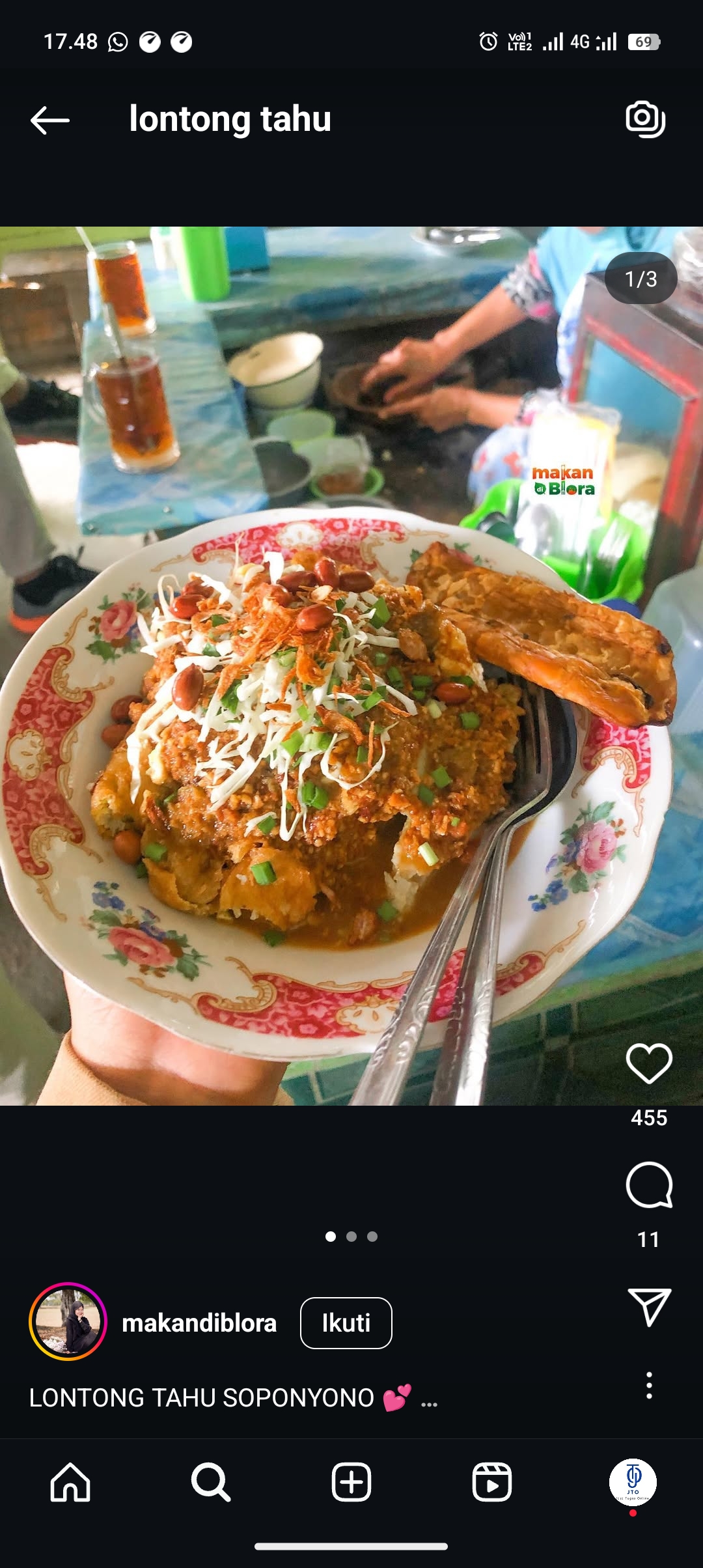 Resep lontong tahu