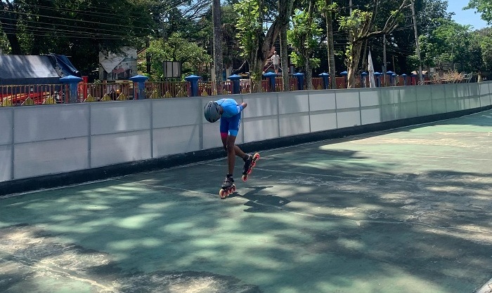 ATLET POTENSIAL: Dhaffa Zhaqy Muhammadillah saat melaksanakan latihan di Sidoarjo, Minggu (11/5). (PERSEROSI BANGKALAN UNTUK JPRM)