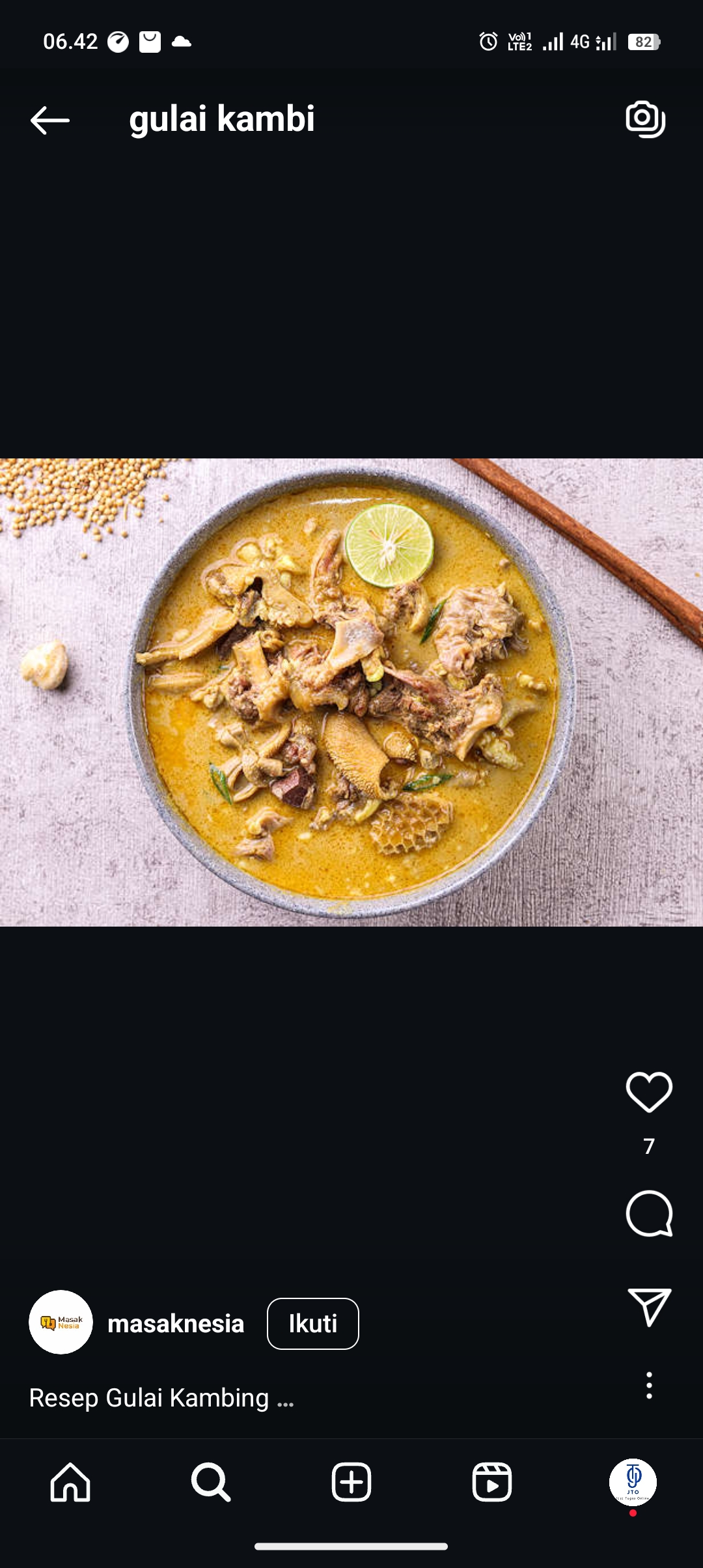 Gulai kambing