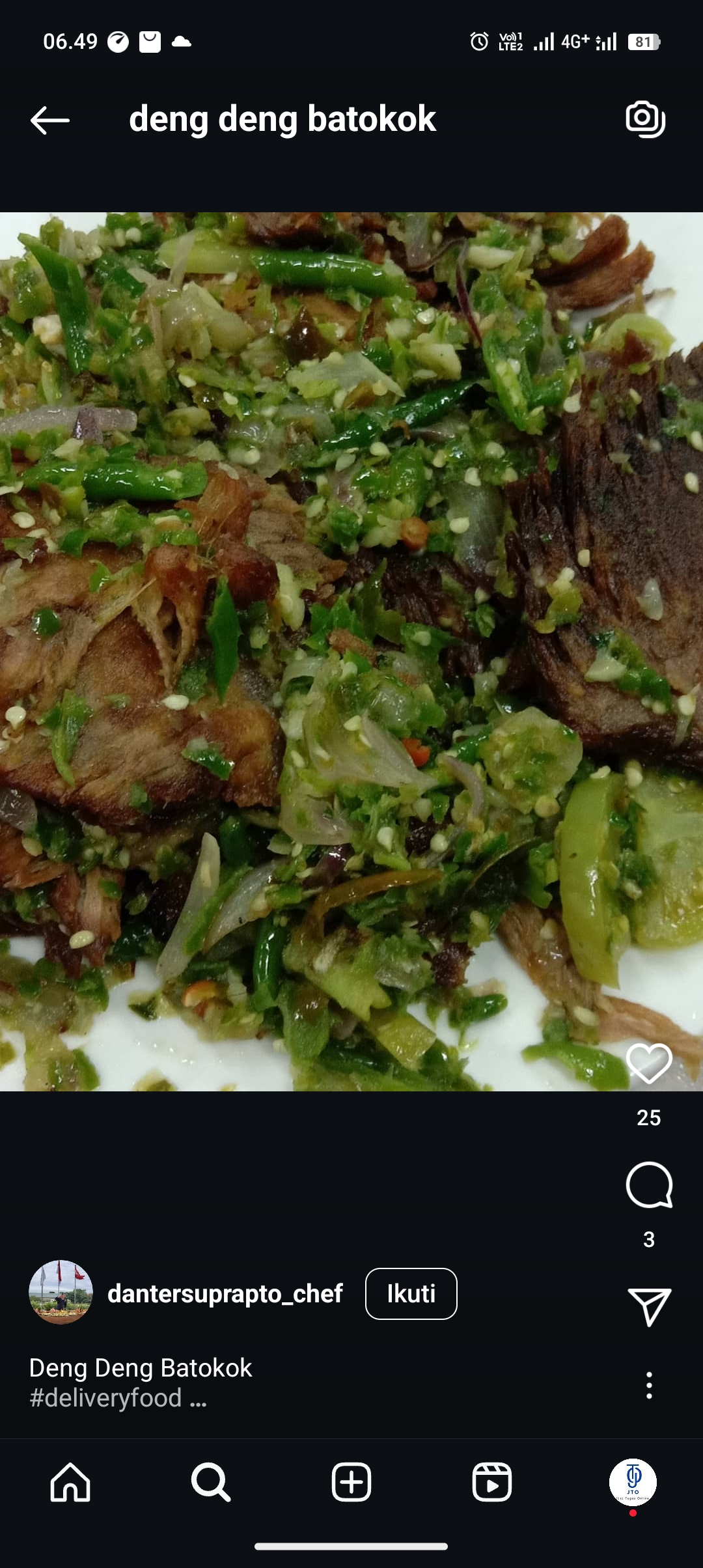 Resep deng deng batokok