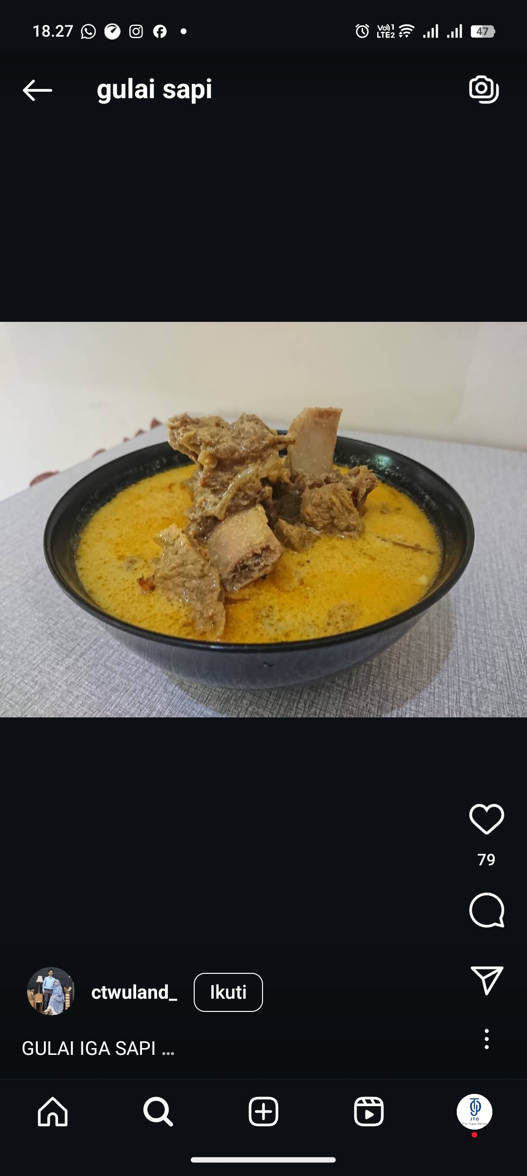Resep Gulai Sapi yang Sangat nikmat