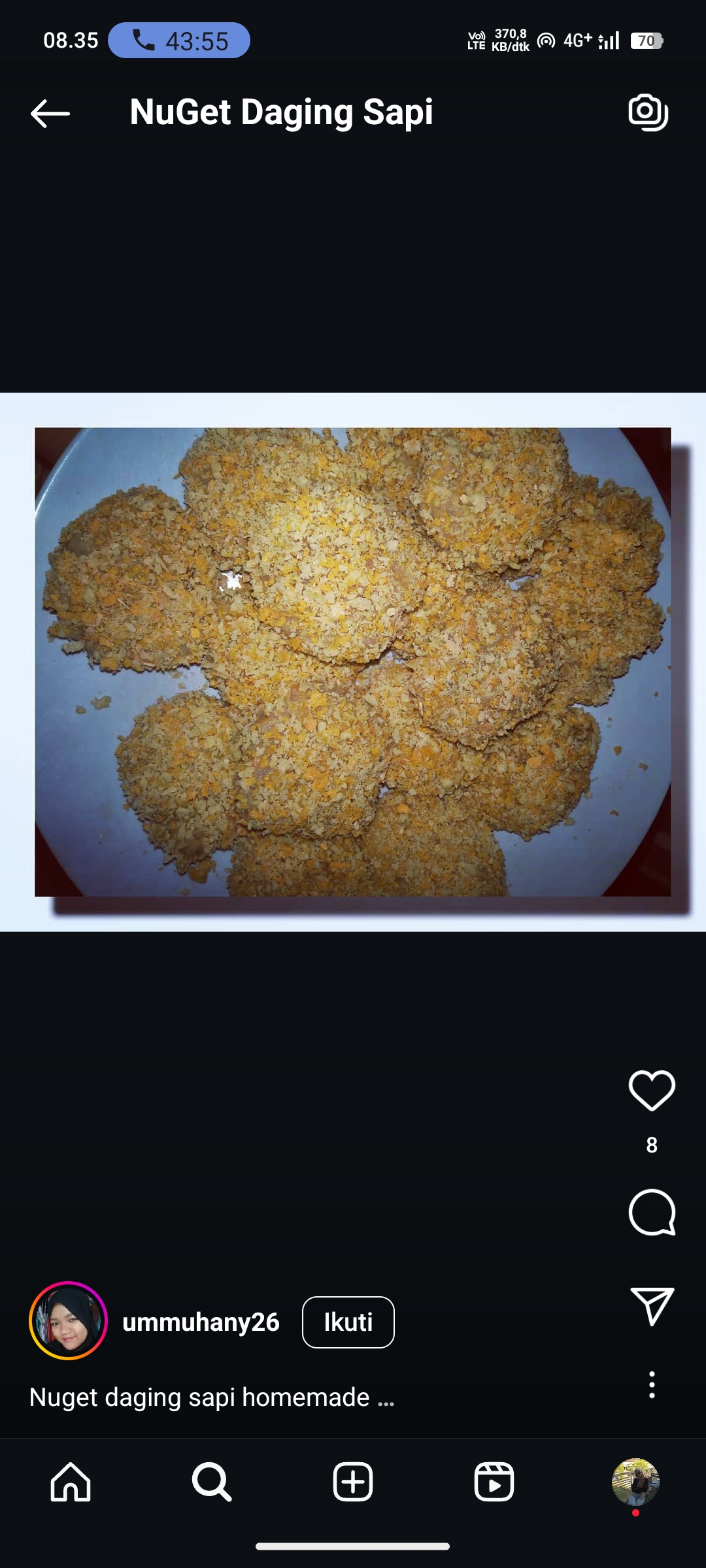 Nuget Daging Sapi