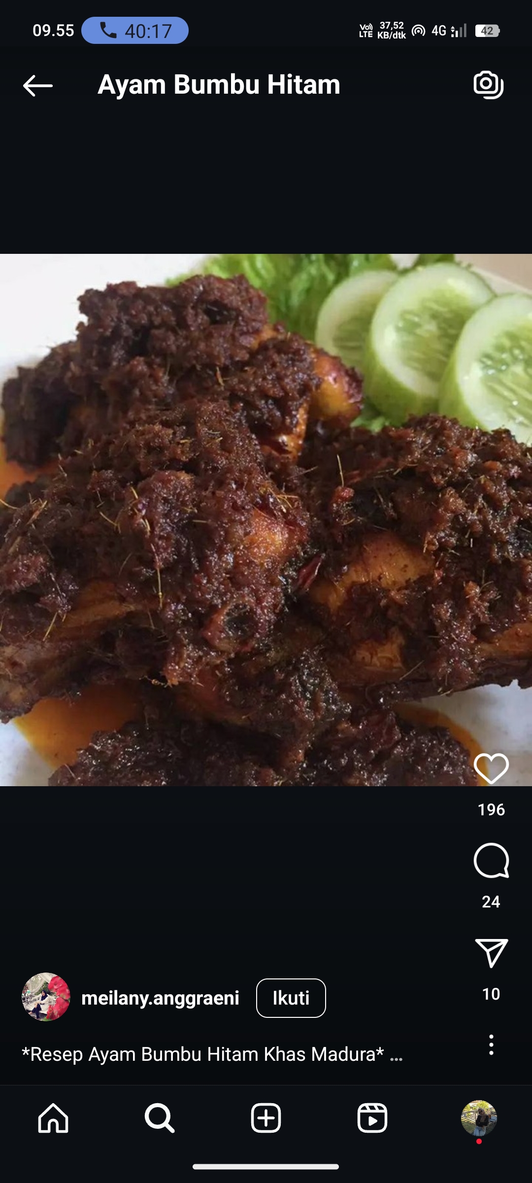 Ayam Bumbu Hitam
