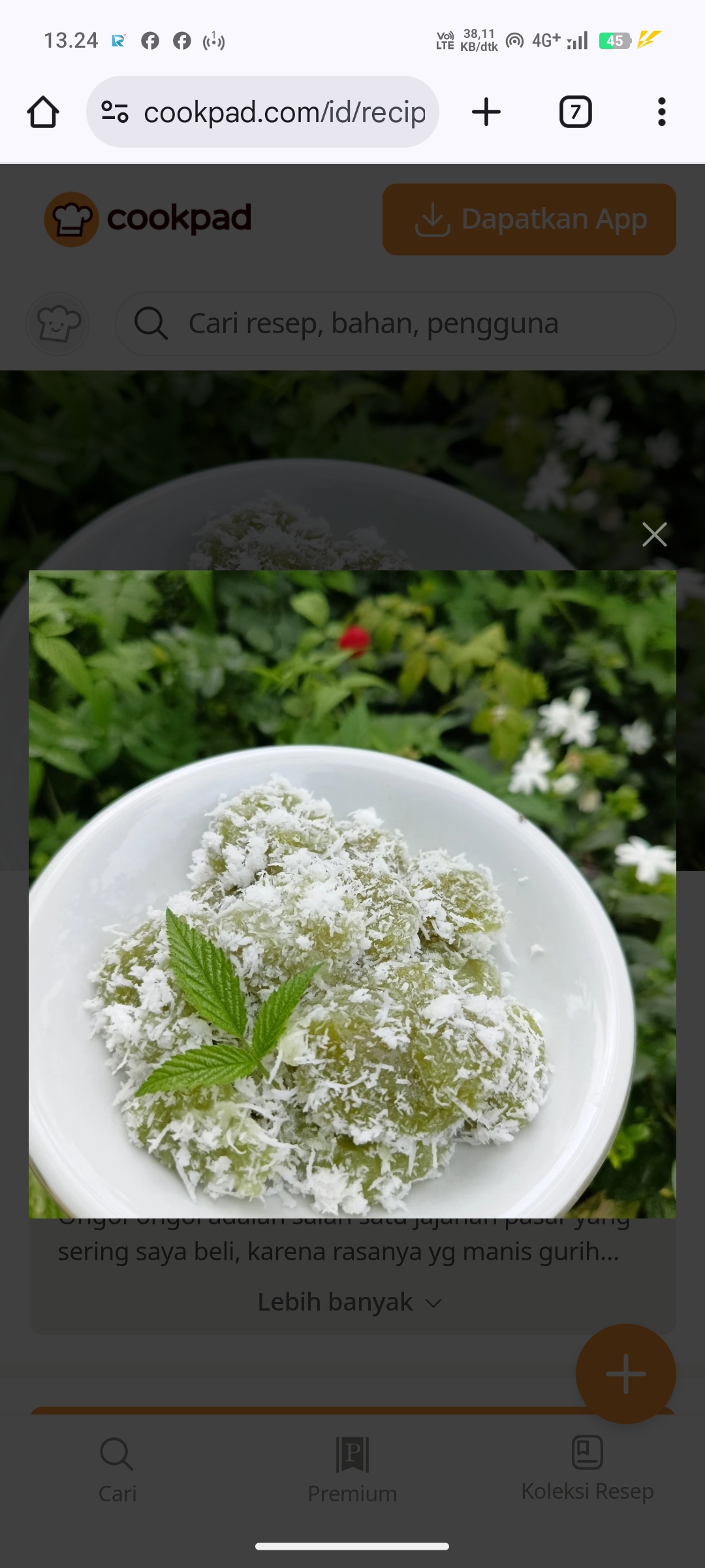 Ongol-Ongol Dodol Cina Pandan