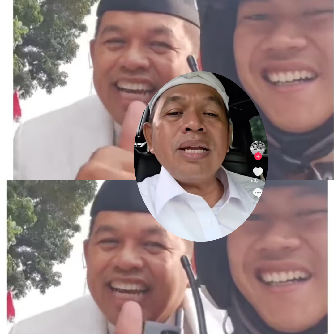 Dedi Mulyadi saat terkena tilang dan memberikan pernyataan
