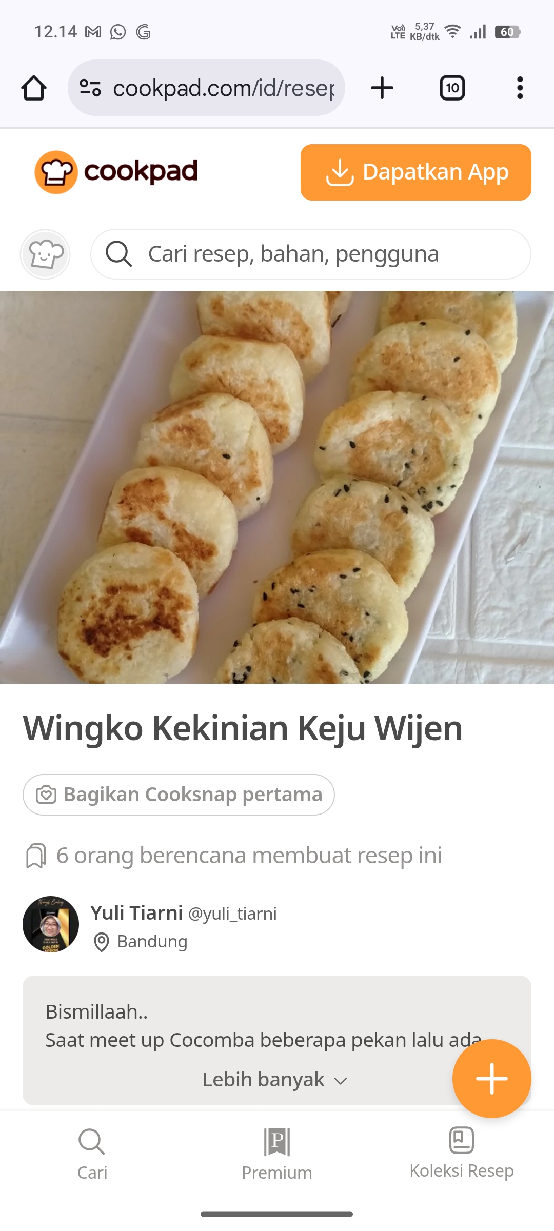 Wingko Kekinian Keju Wijen