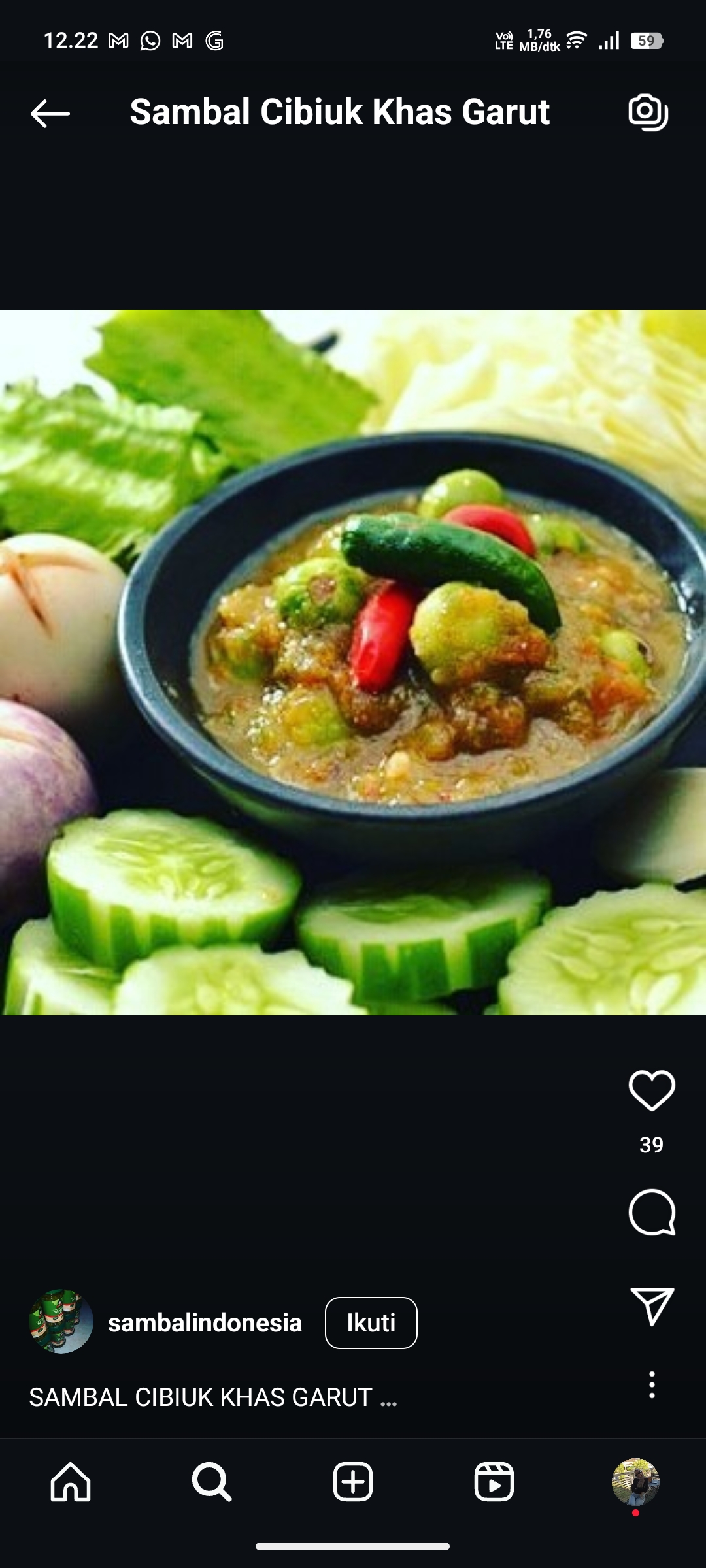 Sambal Cibiuk Khas Garut