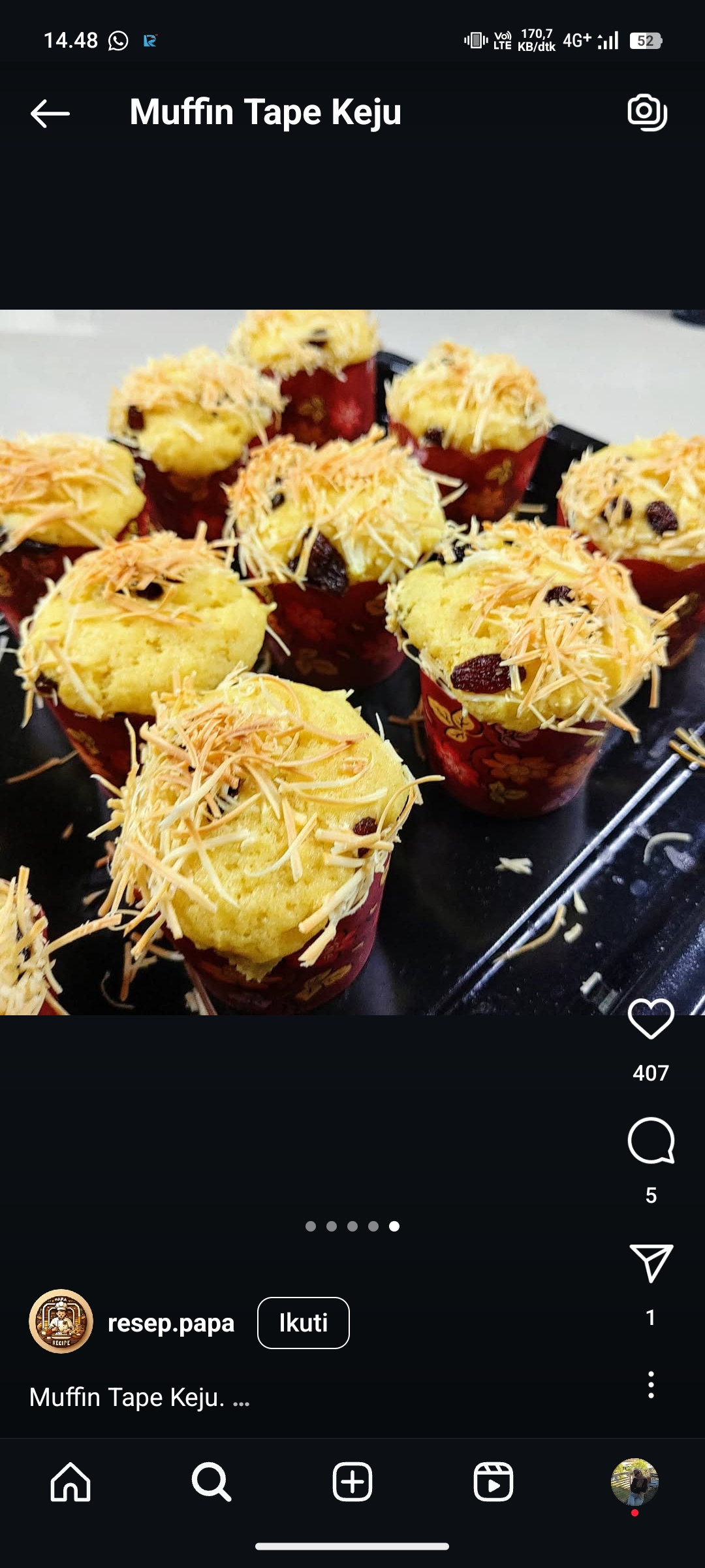 Muffin Tape Keju