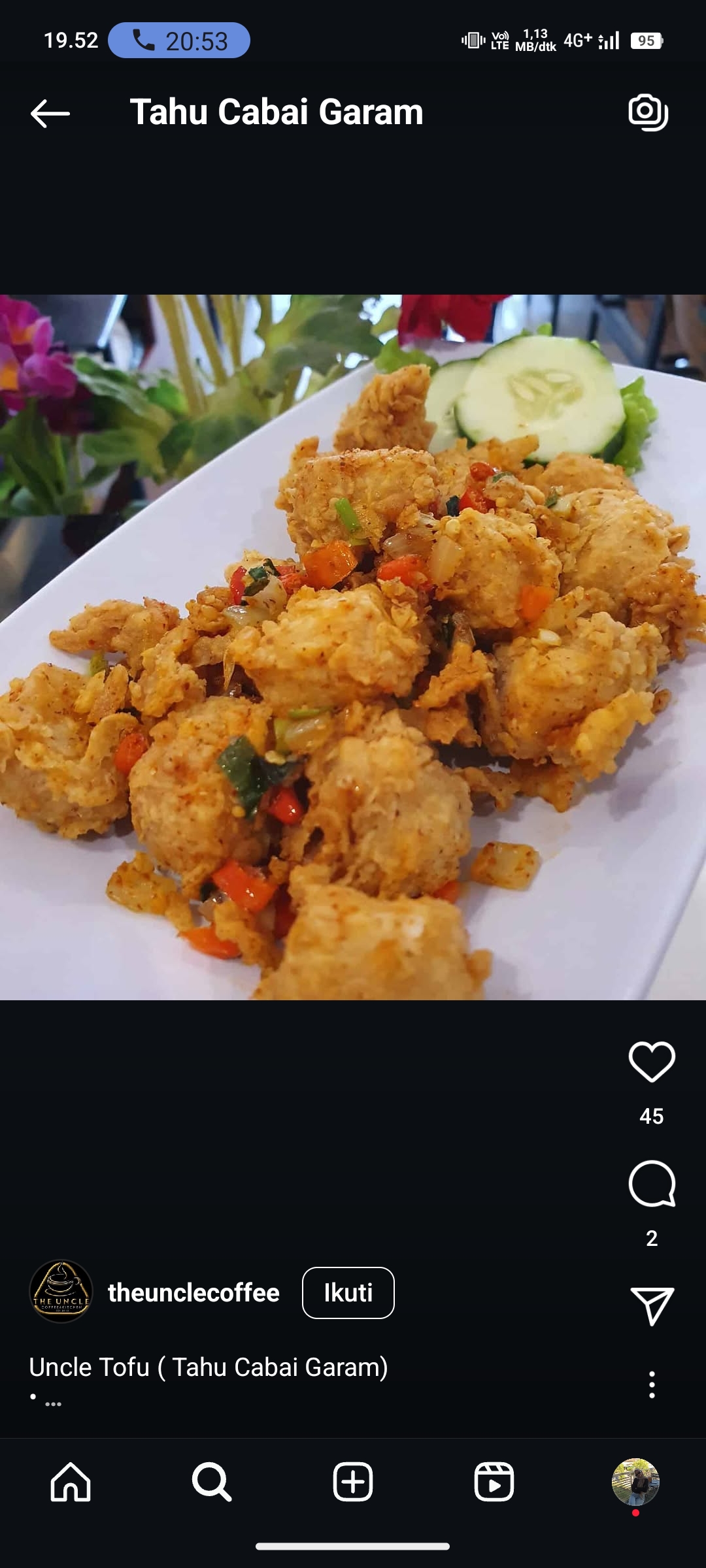 Tahu Cabai Garam