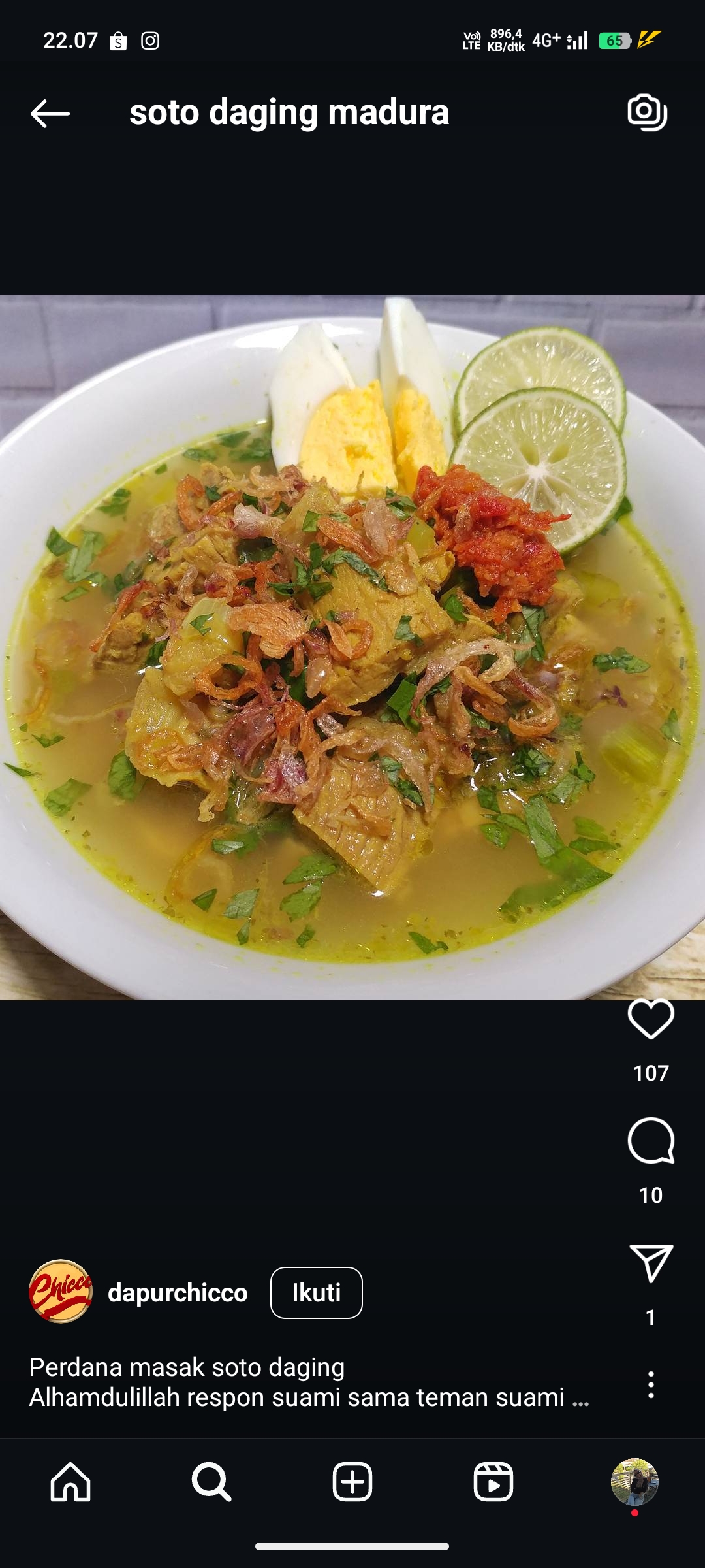 Soto Daging Madura